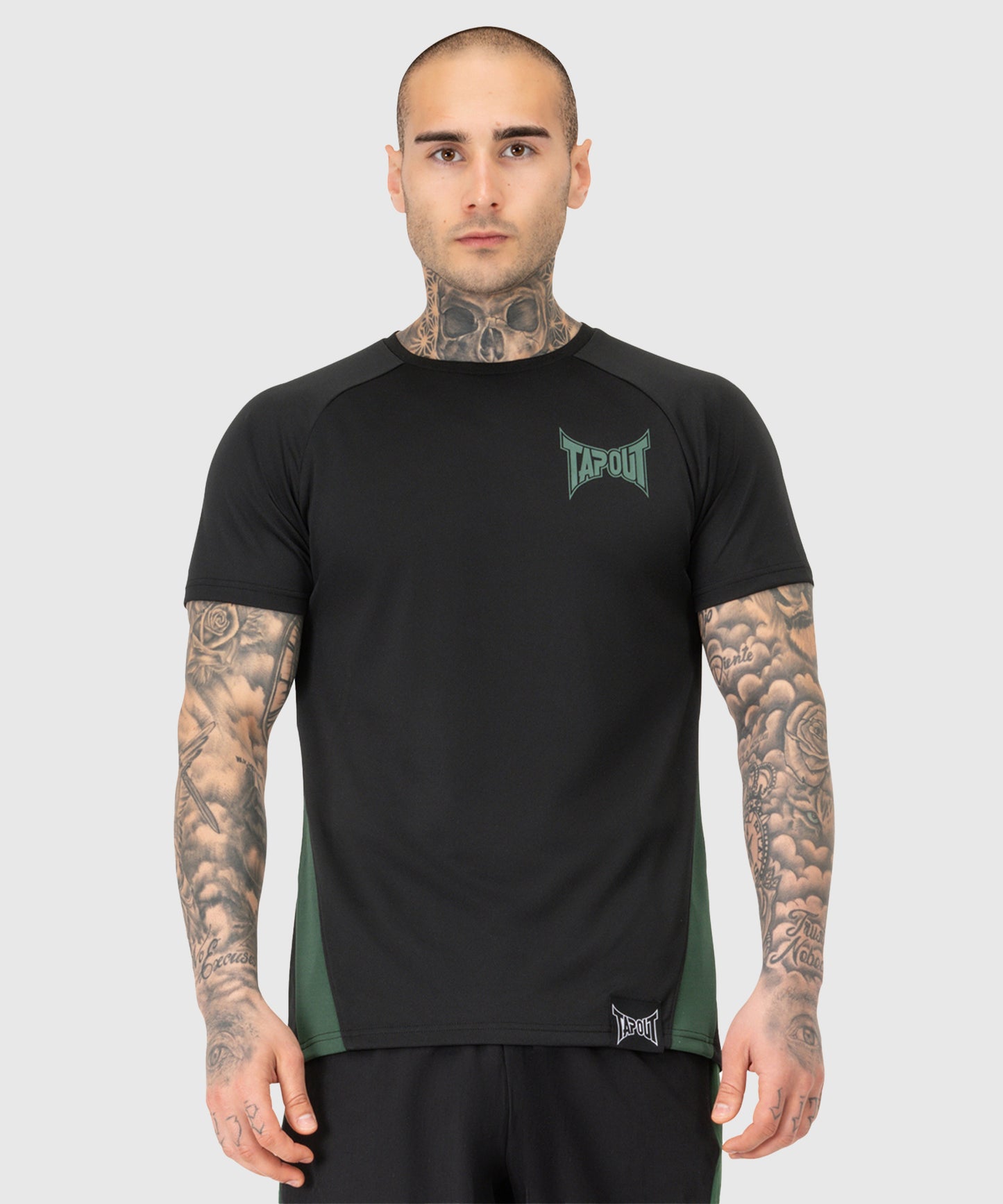 Tapout Training Camiseta - Negro/Verde