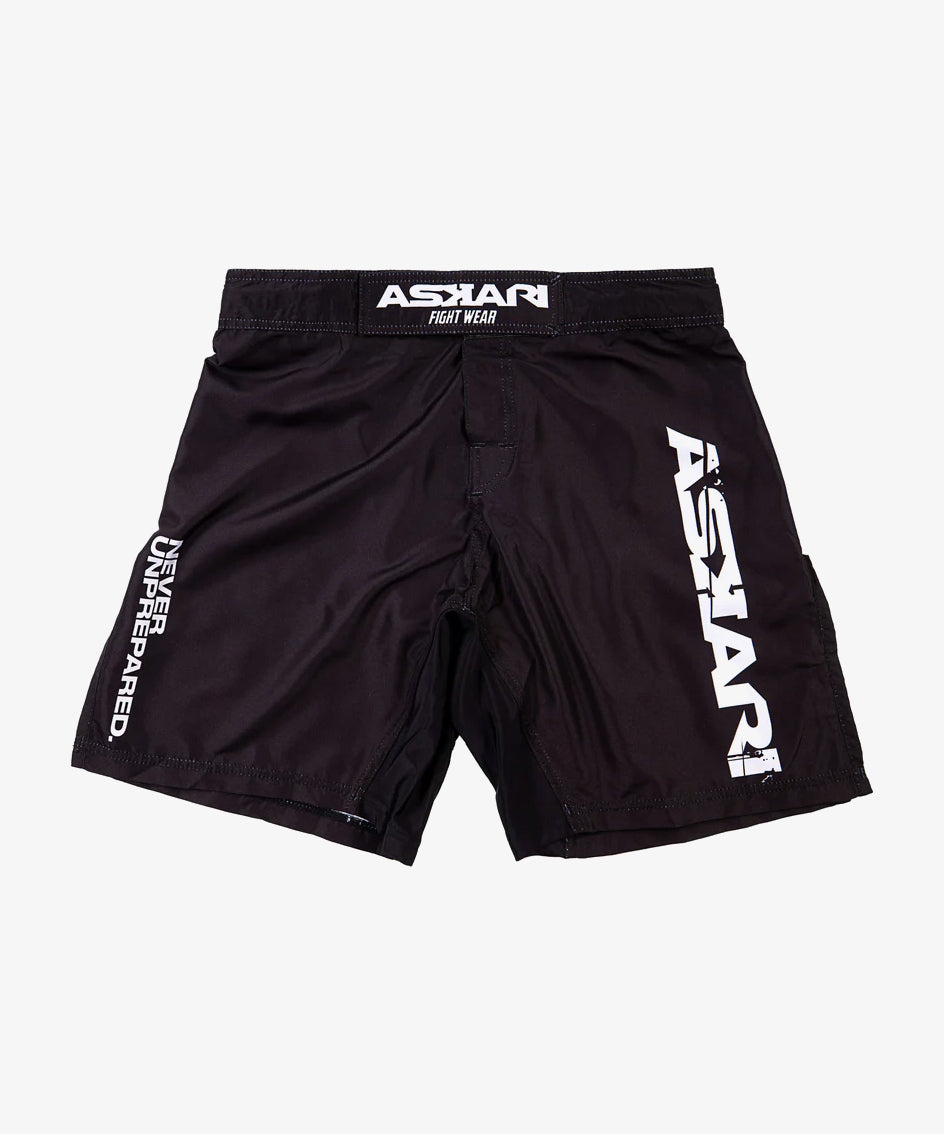 Askari #01 Pantaloncini da Combattimento - Nero