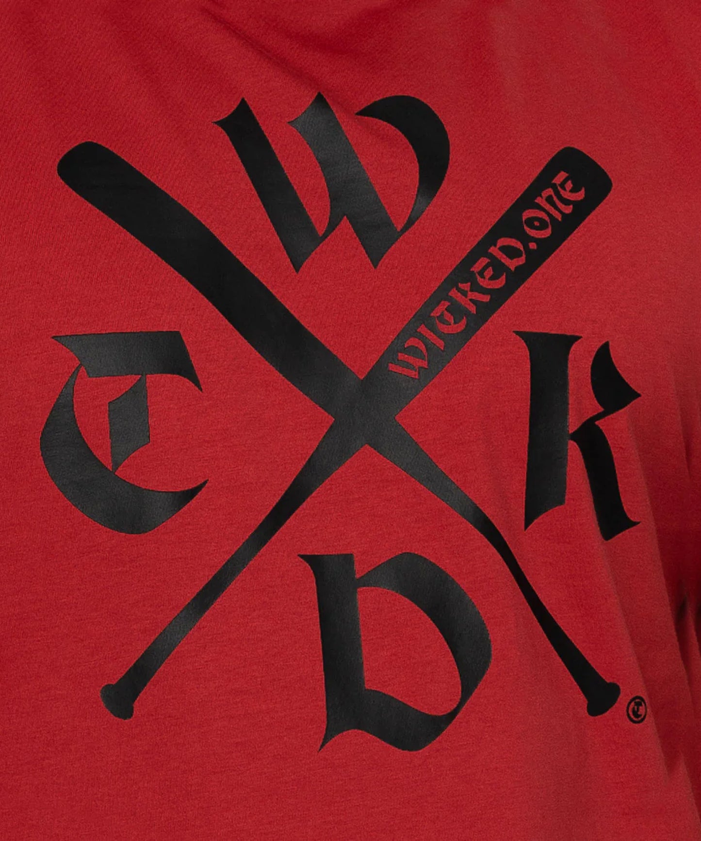 Wicked One Big Team Trainings-T-Shirt - Rot