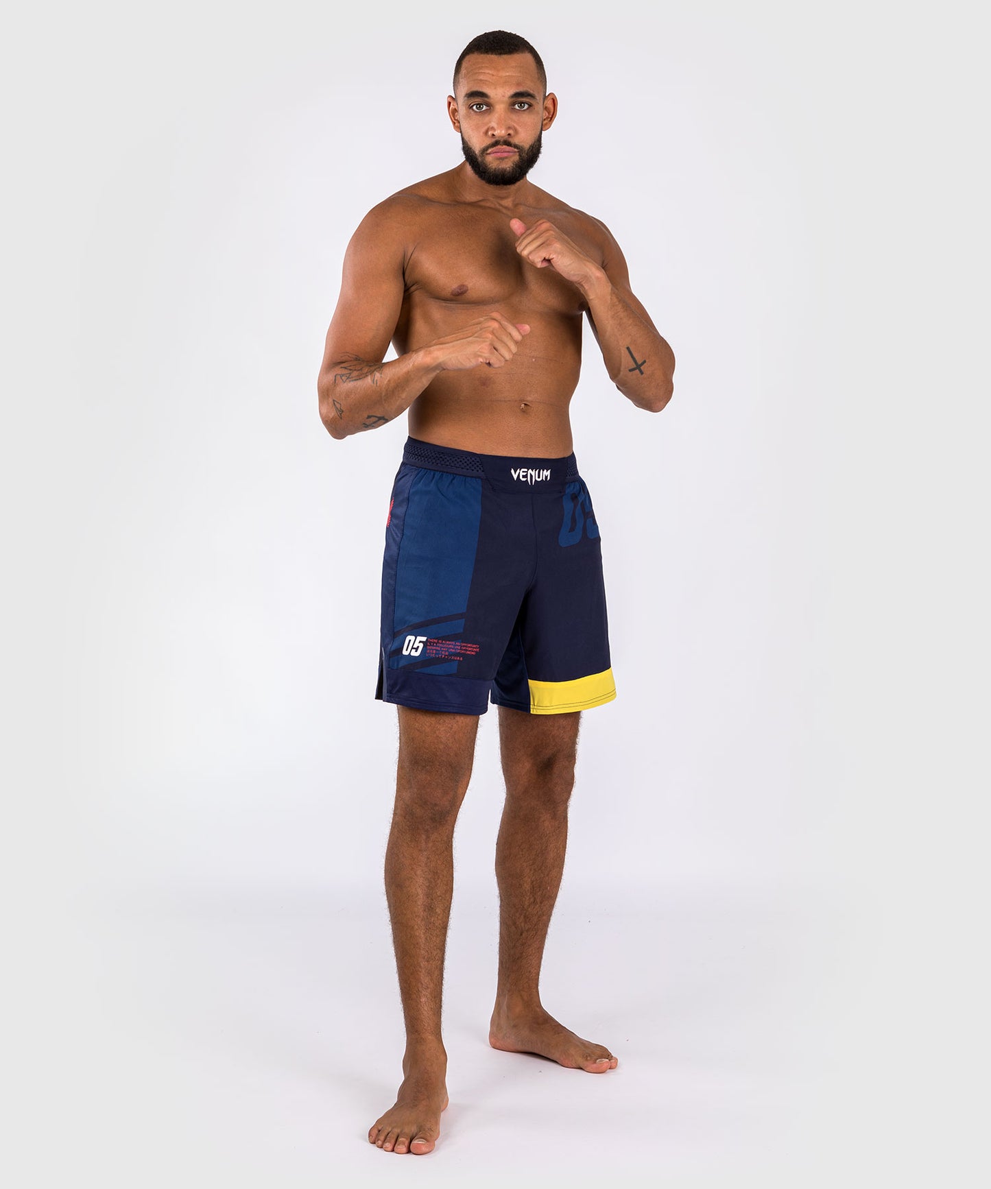 Short de Combat Venum Sport 05 - Bleu/Jaune