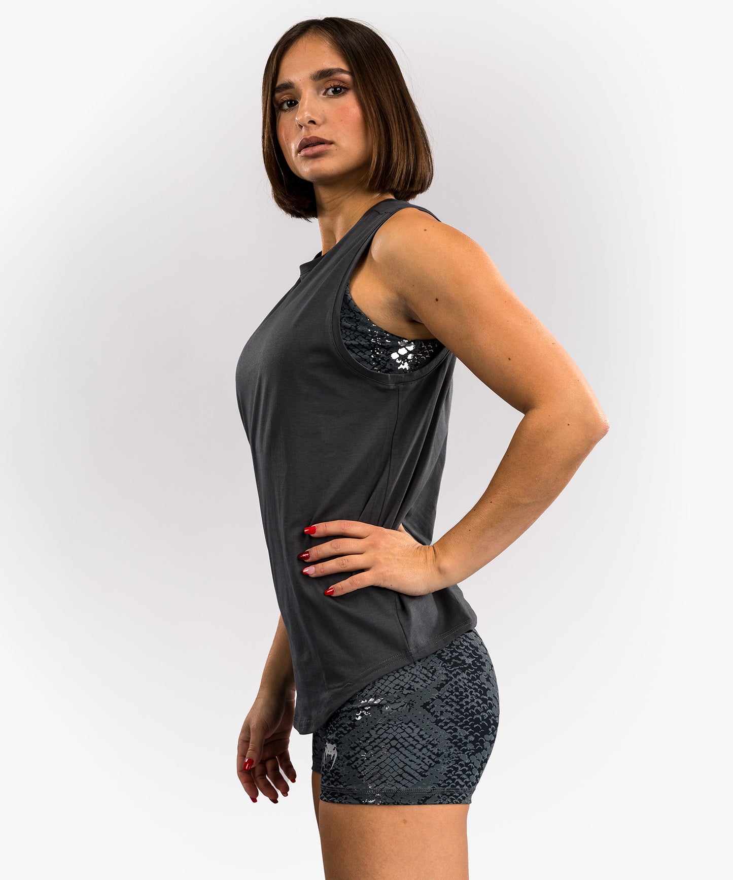 Venum Amazonia Camiseta Sin Mangas para Mujer - Gris Oscuro
