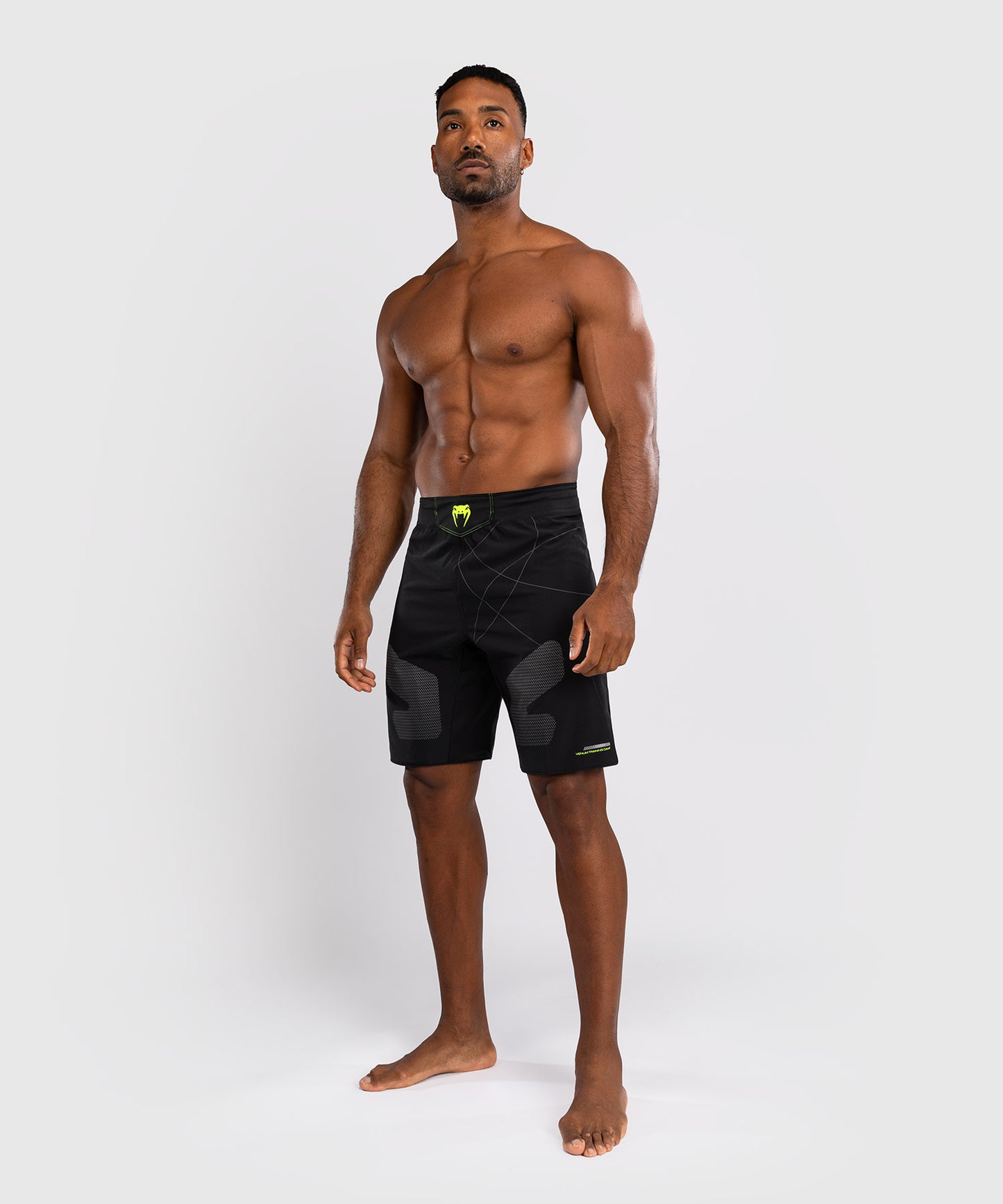 Short de combat Venum Training Camp 4.0 - Noir/Vert Fluo