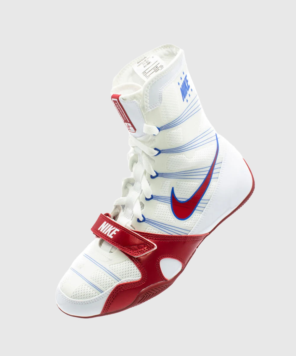 Nike Hyperko 1 Boxing Shoes - White/Red