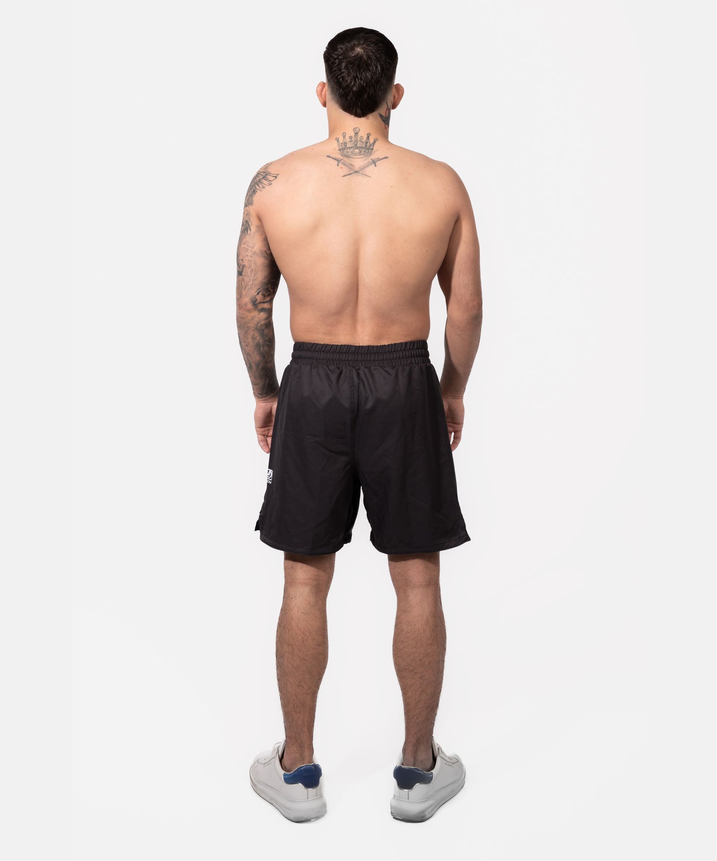Bad Boy Logo Classic MMA Shorts - Black/White
