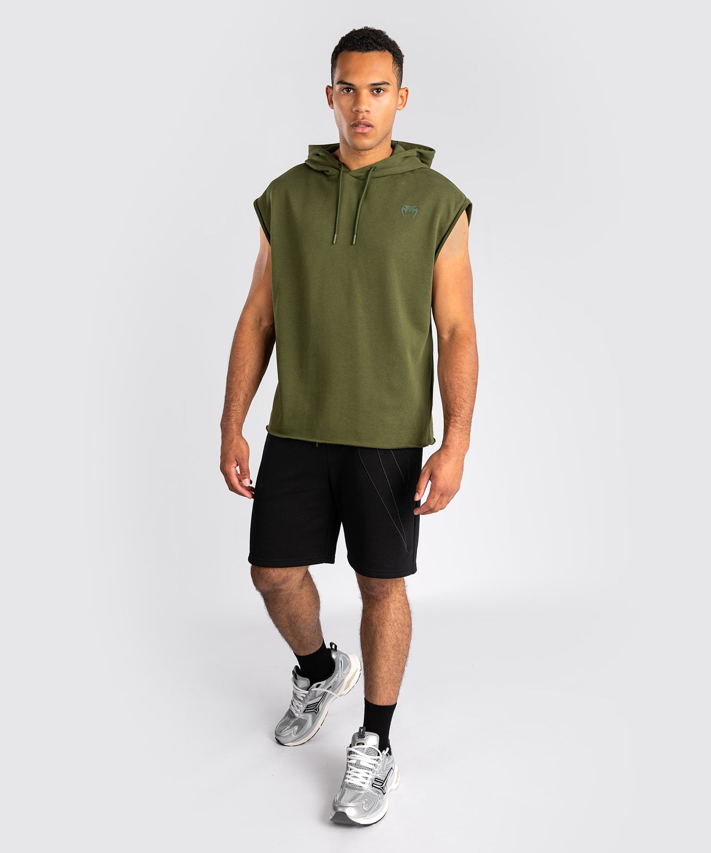 Venum Divide Sudadera con Capucha Sin Mangas - Verde Militar