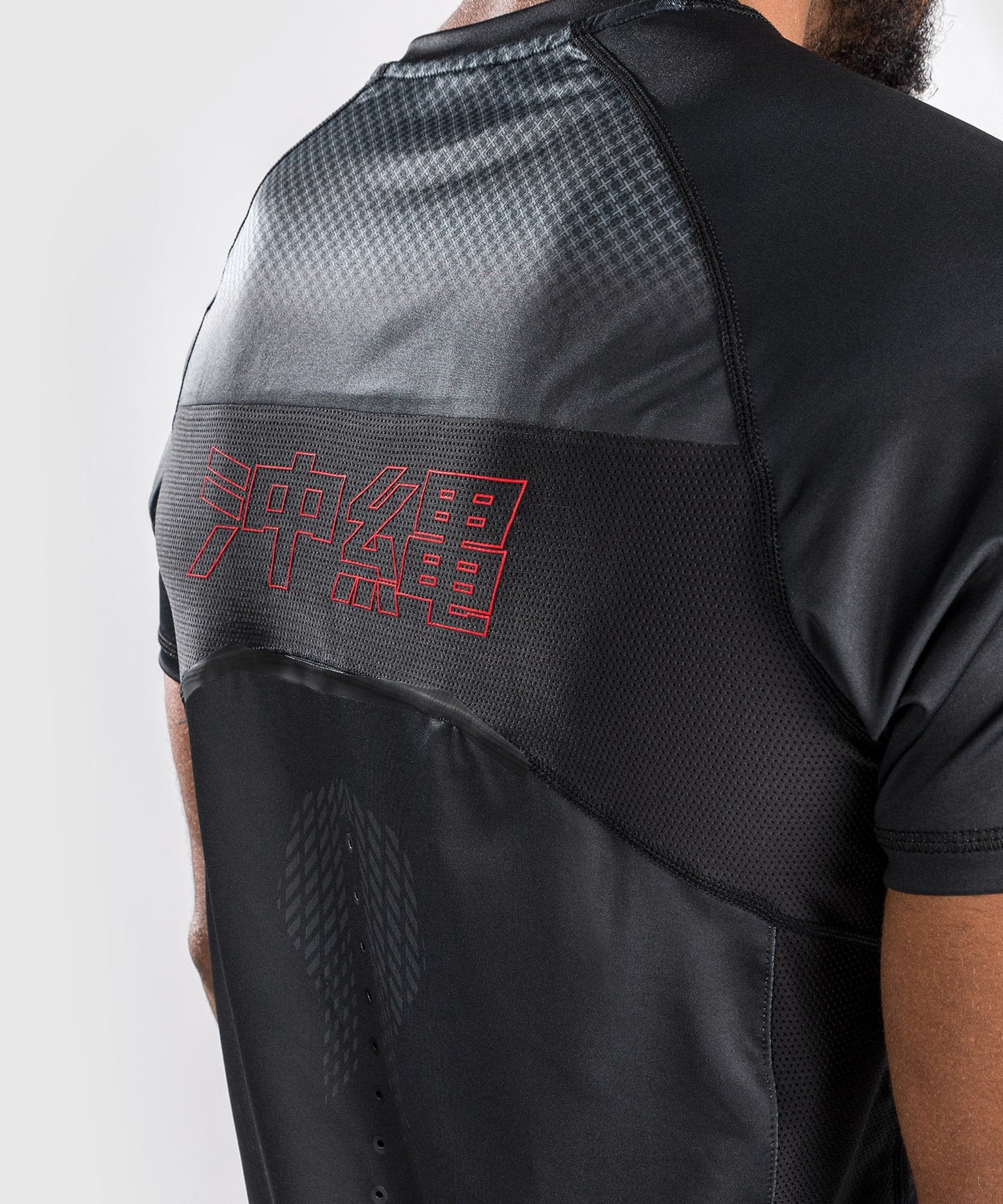 Dry Tech T-Shirt - Kurze Ärmel - Venum Okinawa 3.0 - Schwarz/Rot