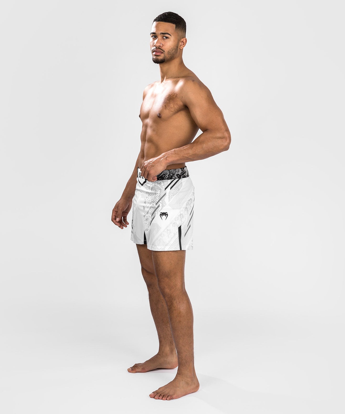 UFC Men's Adrenaline by Venum Authentic Fight Night Short - White