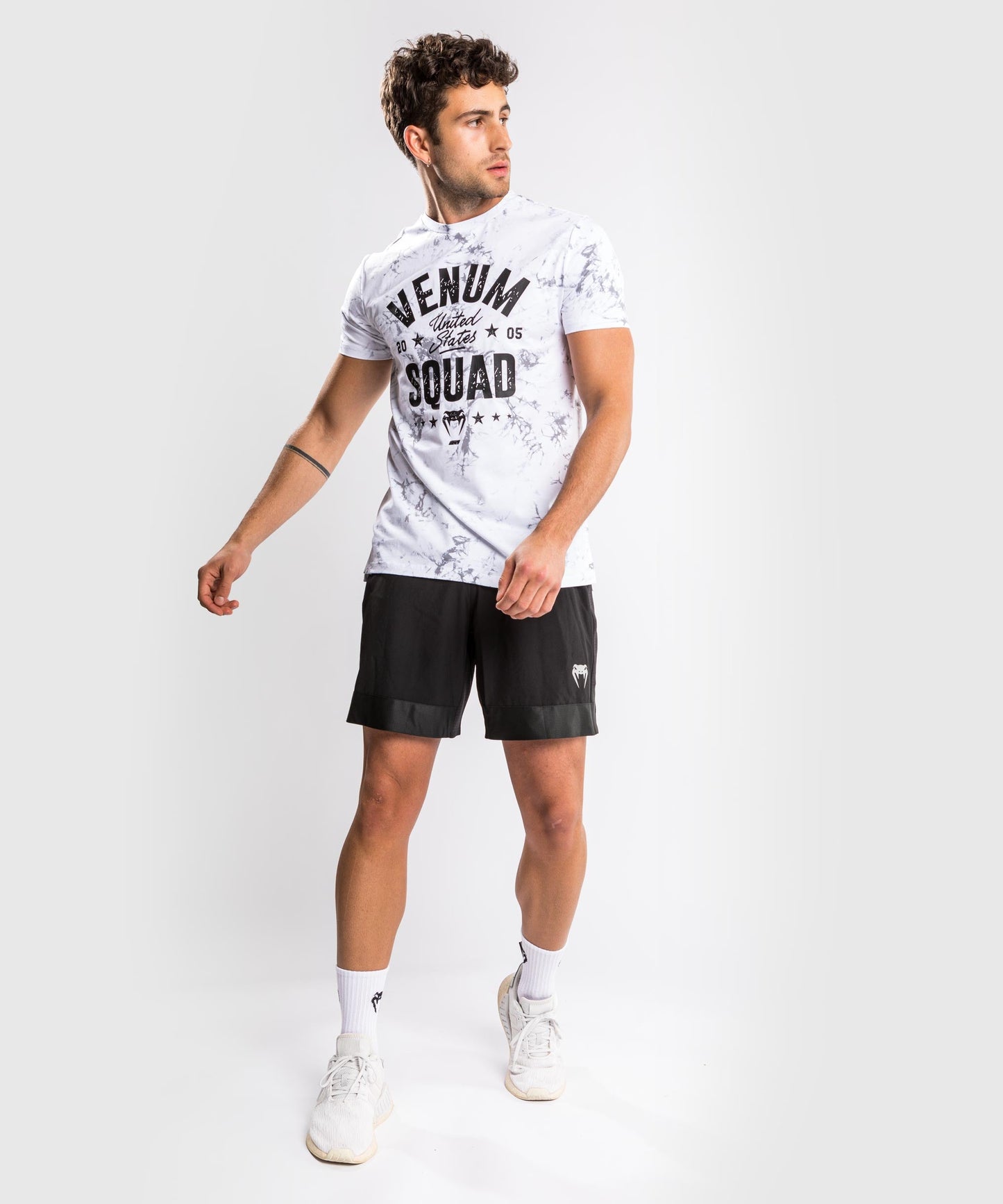Venum Squad T-Shirt - Weiß/Grau