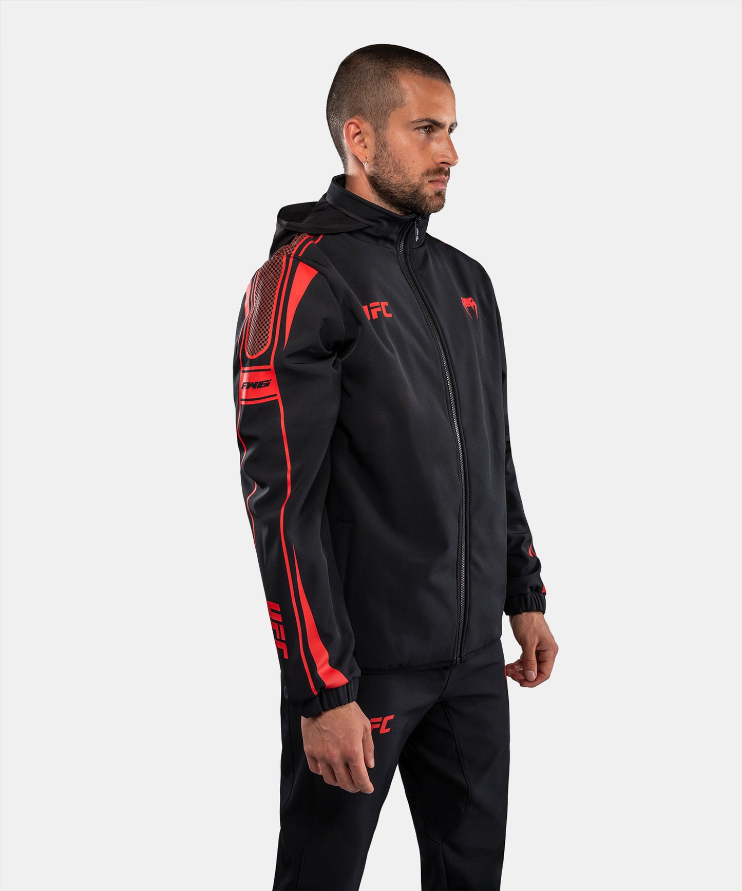 Venum UFC Unity by Venum Authentic Fight Week Men's Zip Hoodie - Black