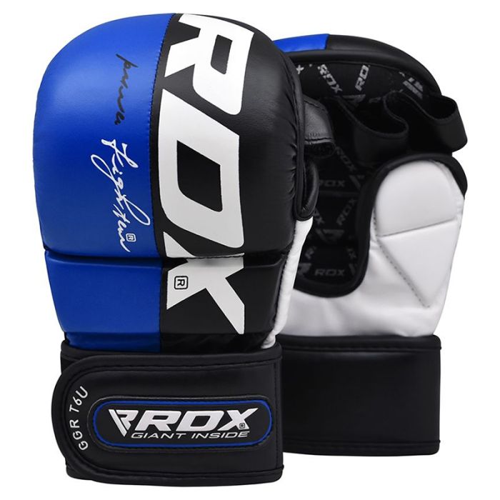 RDX T6 MMA-Sparring-Handschuhe - Blau