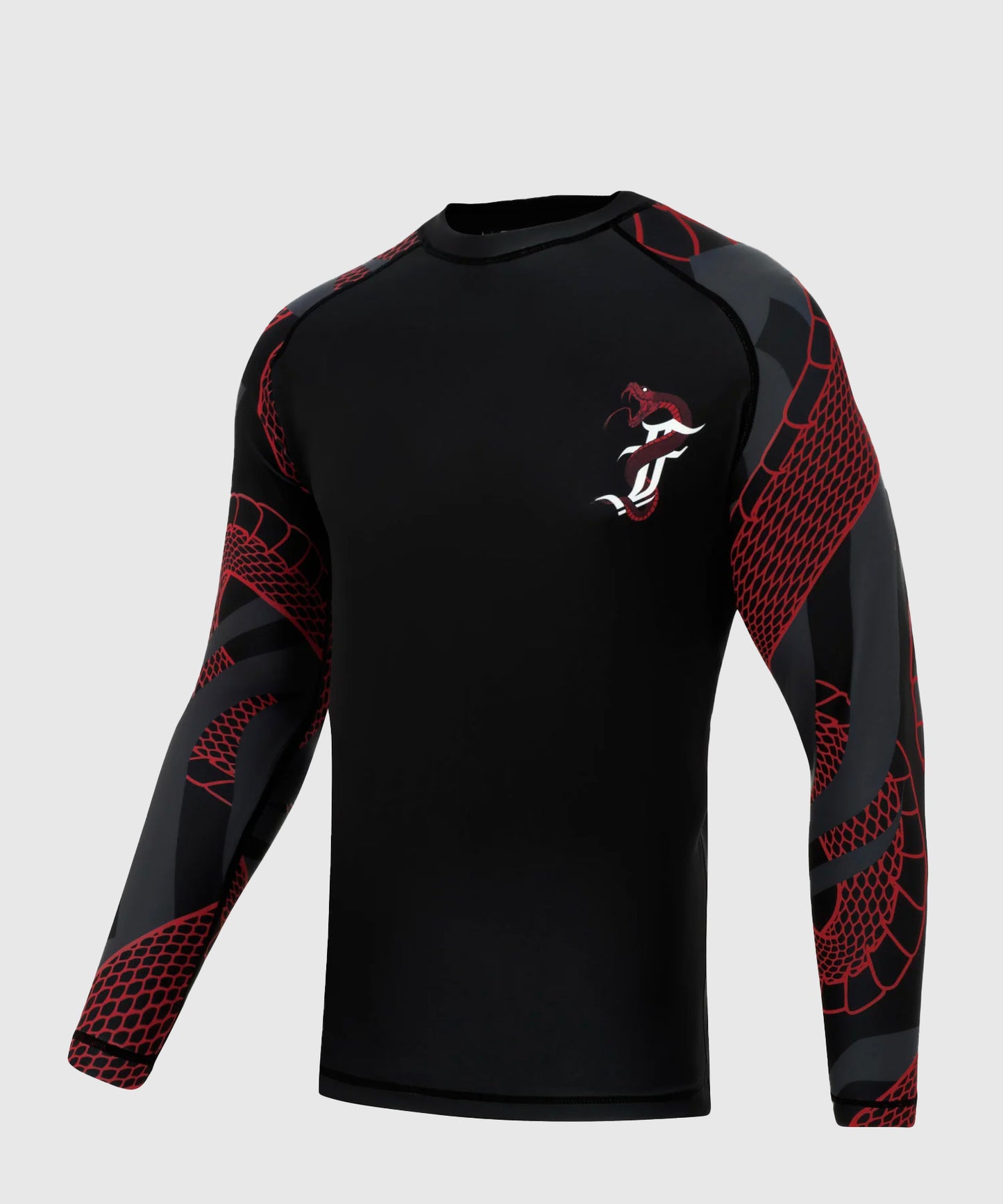Rashguard À Manches Longues Fumetsu Anaconda - Noir/Rouge