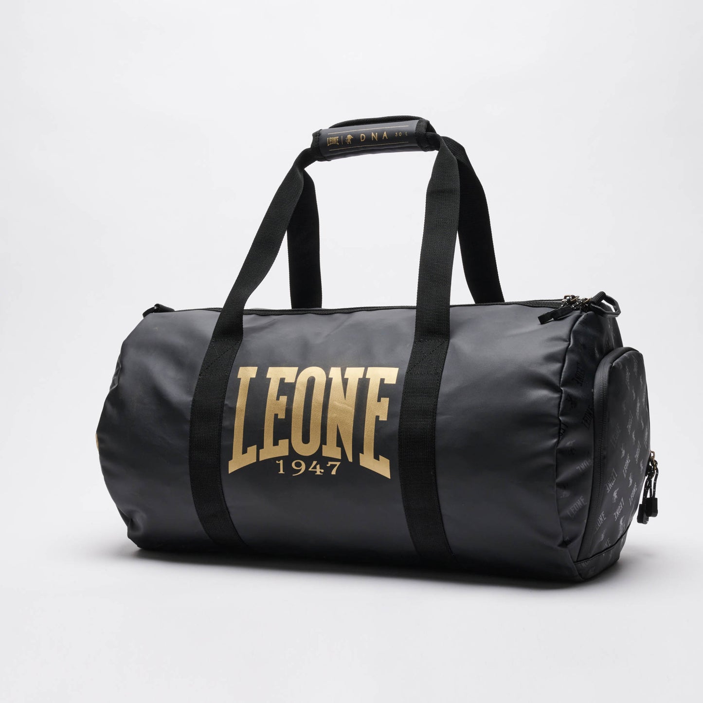 Leone Duffle Dna Bolsa de Deporte – Negro/Dorado