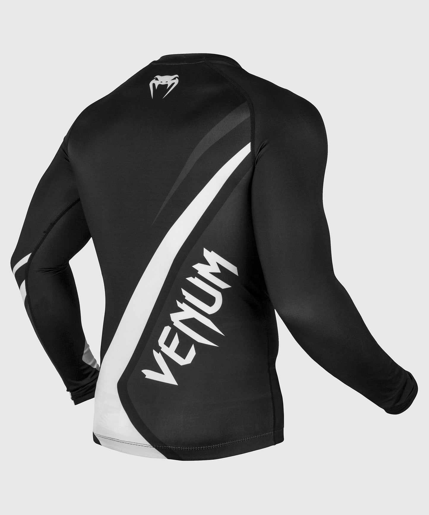 Rashguard Venum Contender 4.0 - Manches longues - Noir/Gris-Blanc
