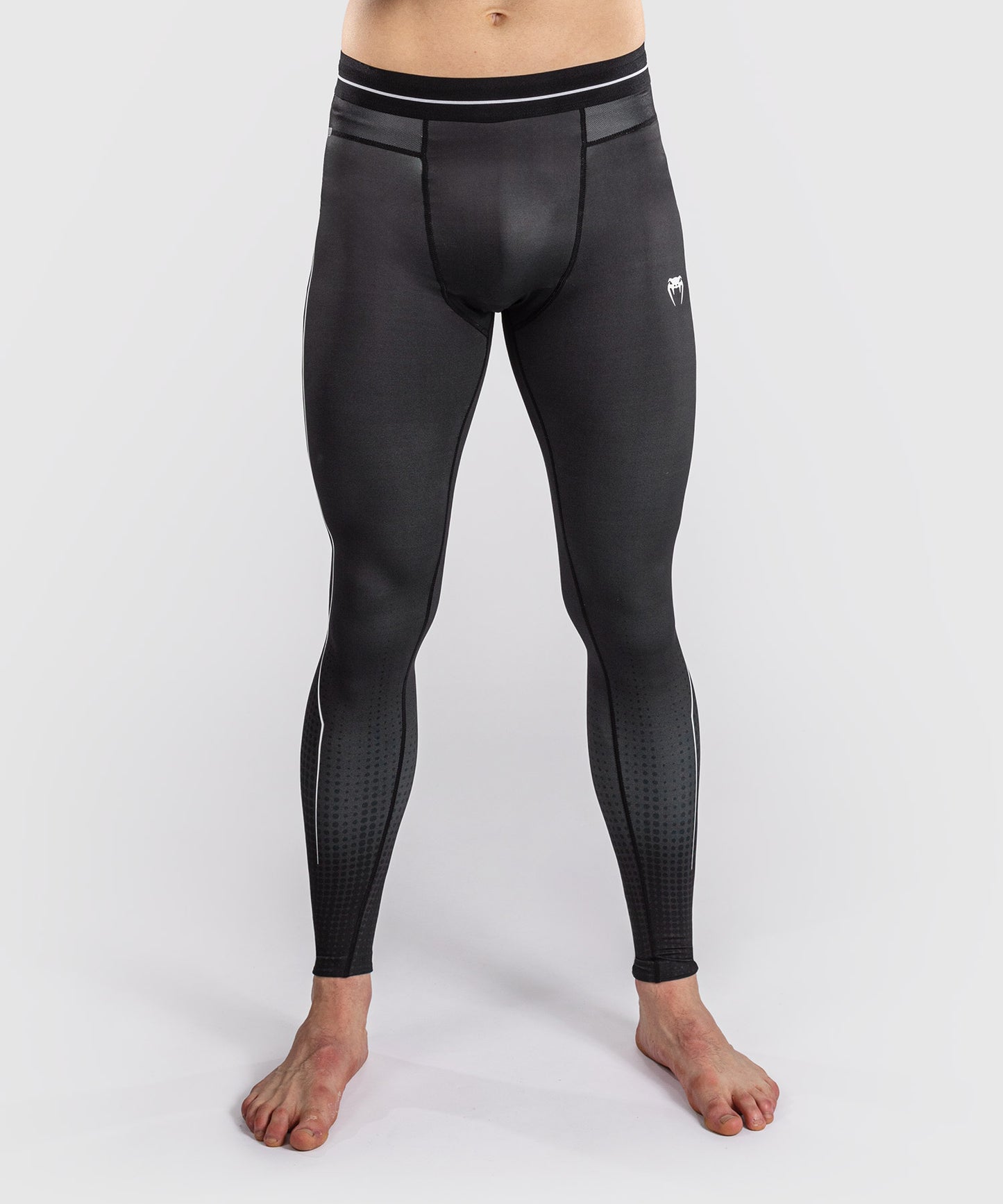 Venum Stealth Spats – Schwarz/Weiß