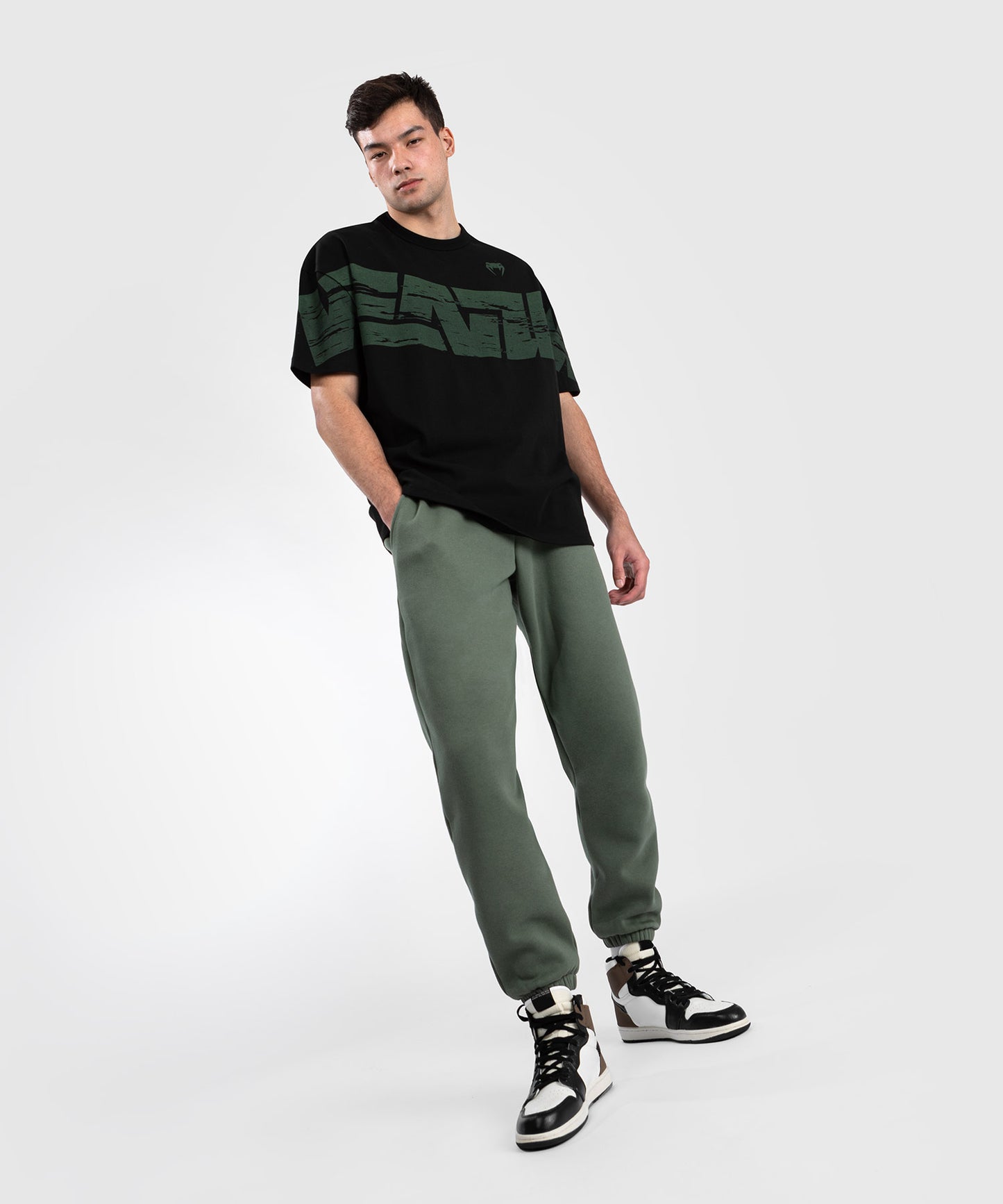 T-shirt Venum Connect XL - Noir/Vert