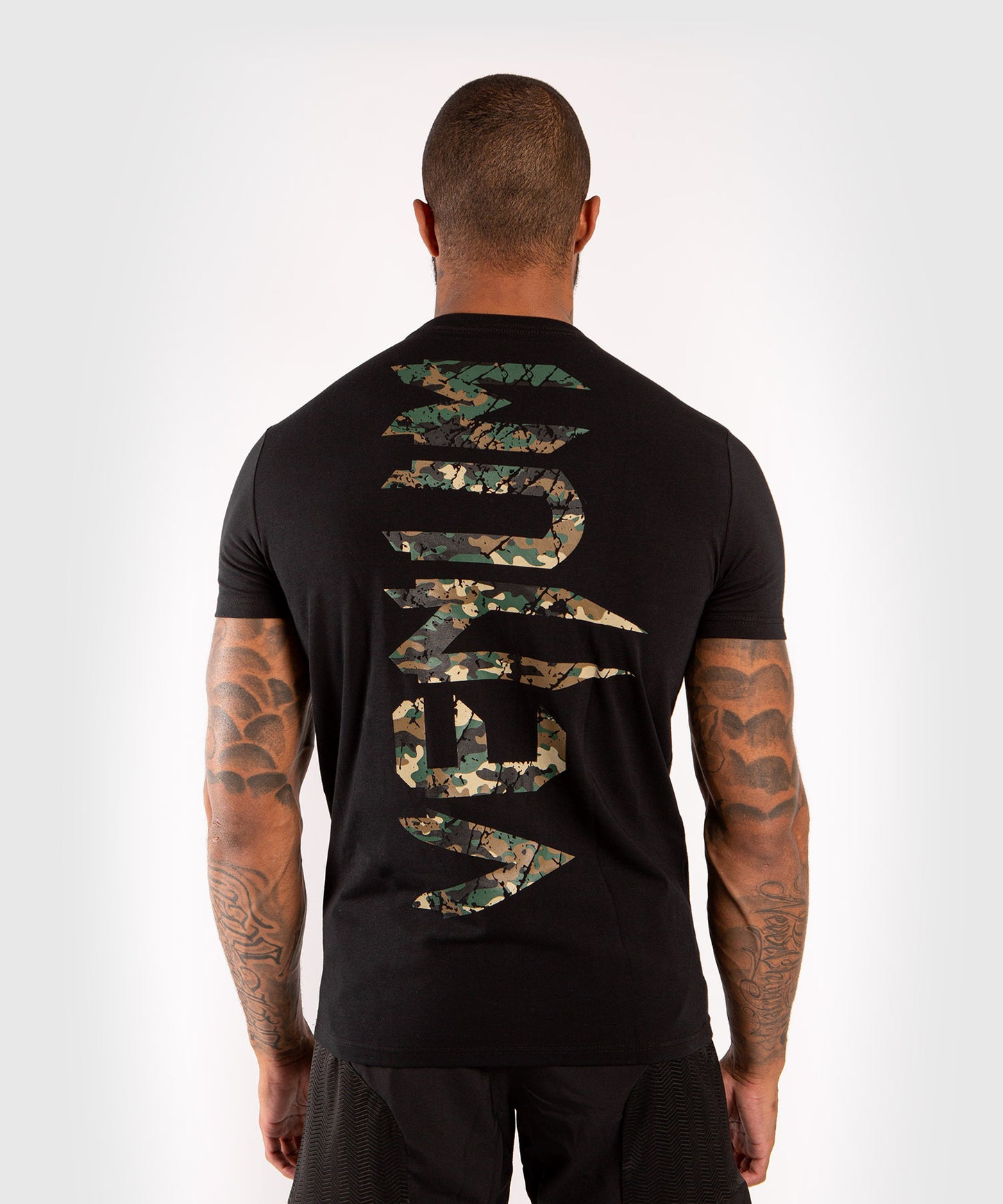 Venum Original Giant T-Shirt - Schwarz/Wald-Camo