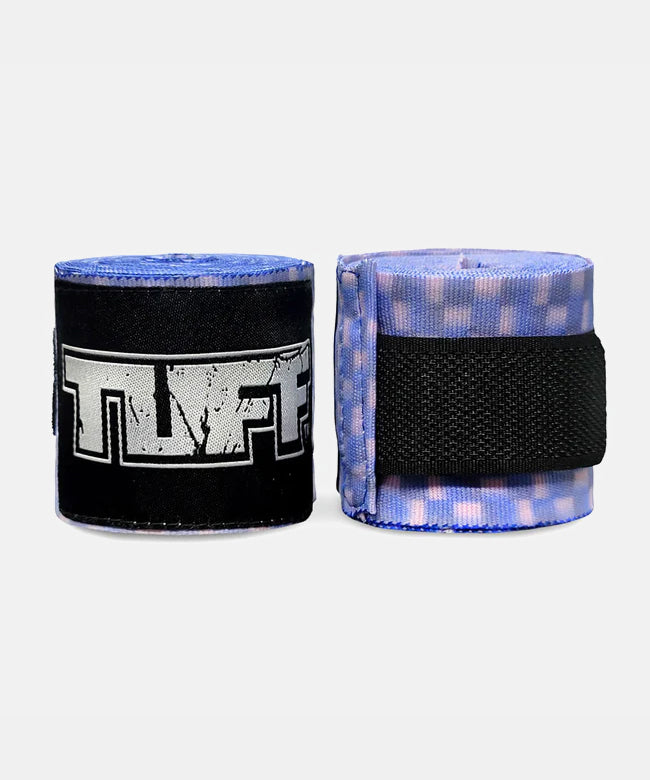 Tuff Stripe Hand Wraps 4.5m – Blue/Pink