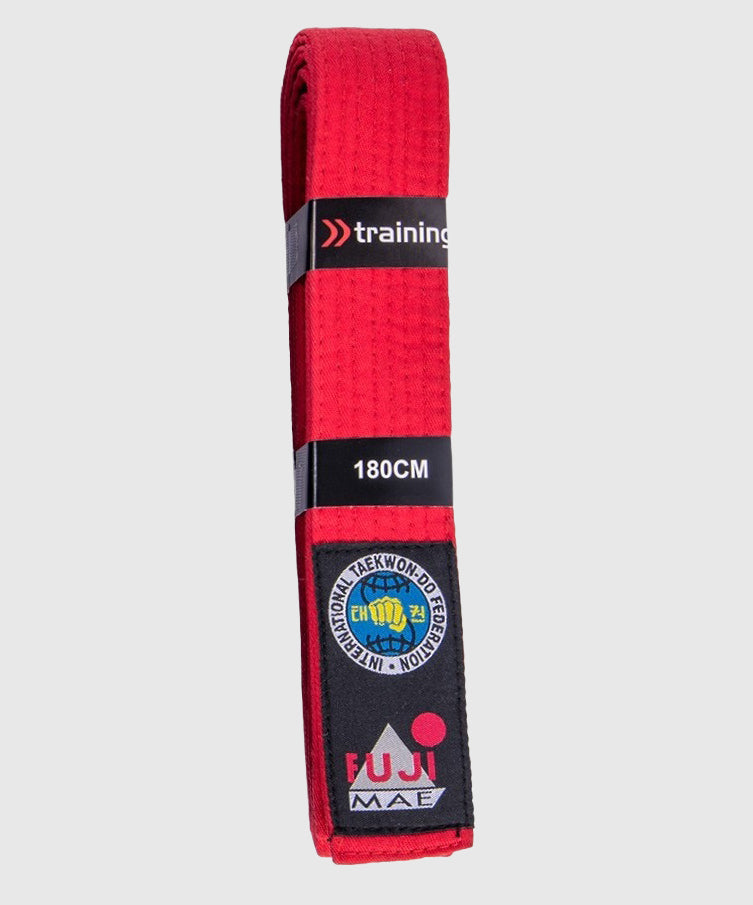 Fujimae ITF Cinturón de Taekwondo - Rojo