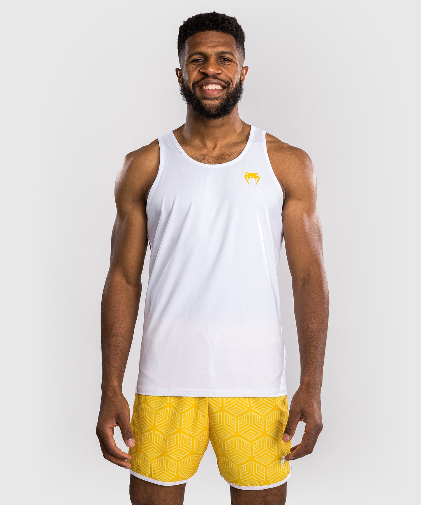 Venum Octane Tank Top - Weiß/Vibrant Gelb
