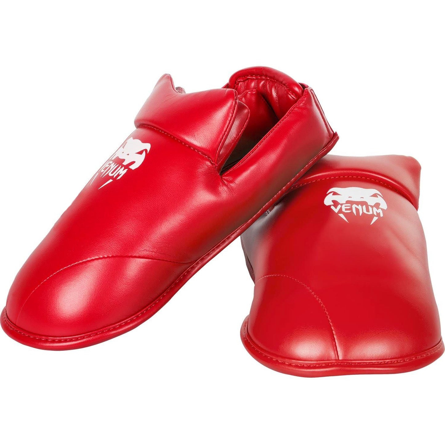 Venum Karate Schienbein- und Fussschützer - Rot
