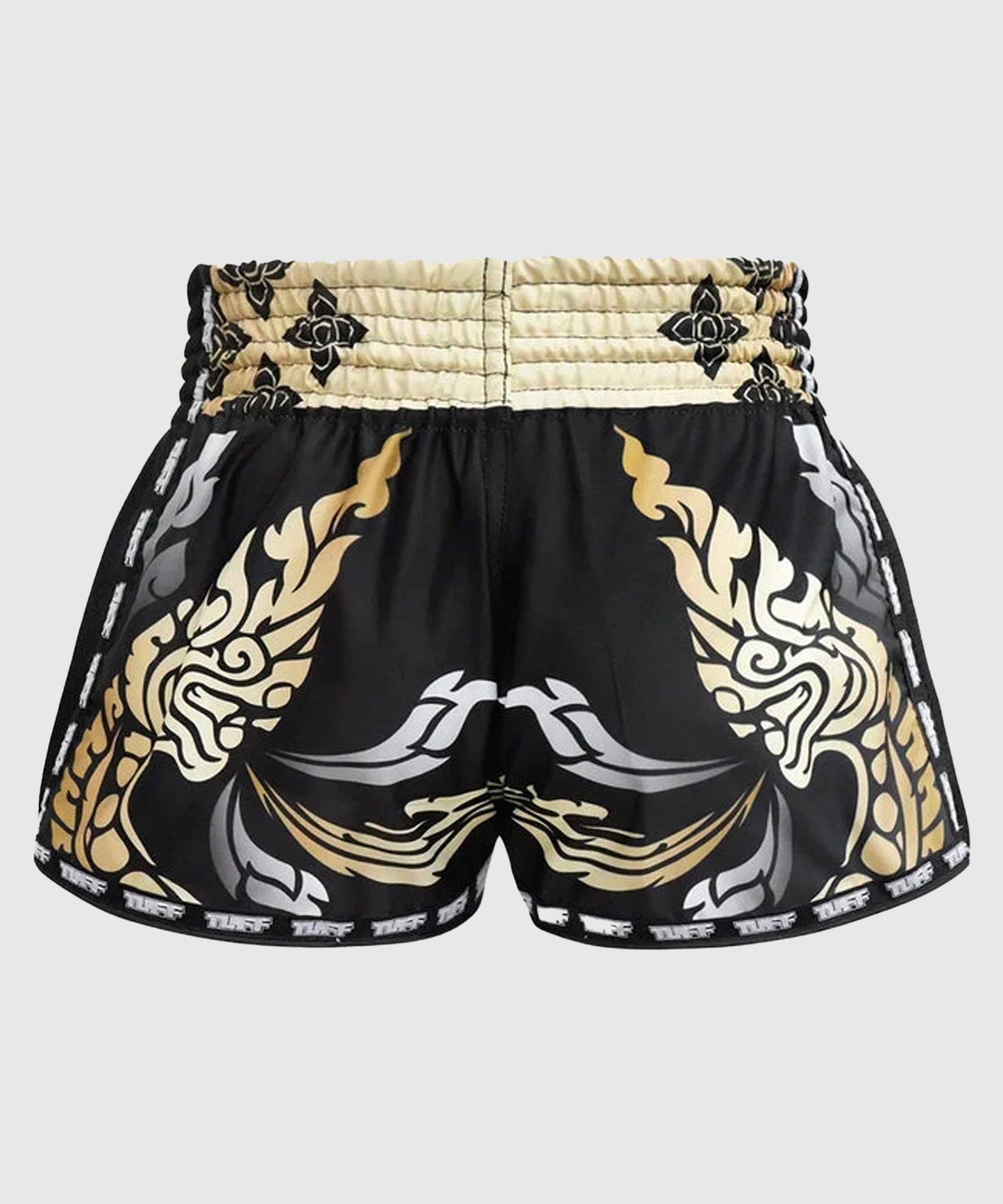 King Tuff Retro Style The Of Naga Pantaloncini da Muay Thai - Nero