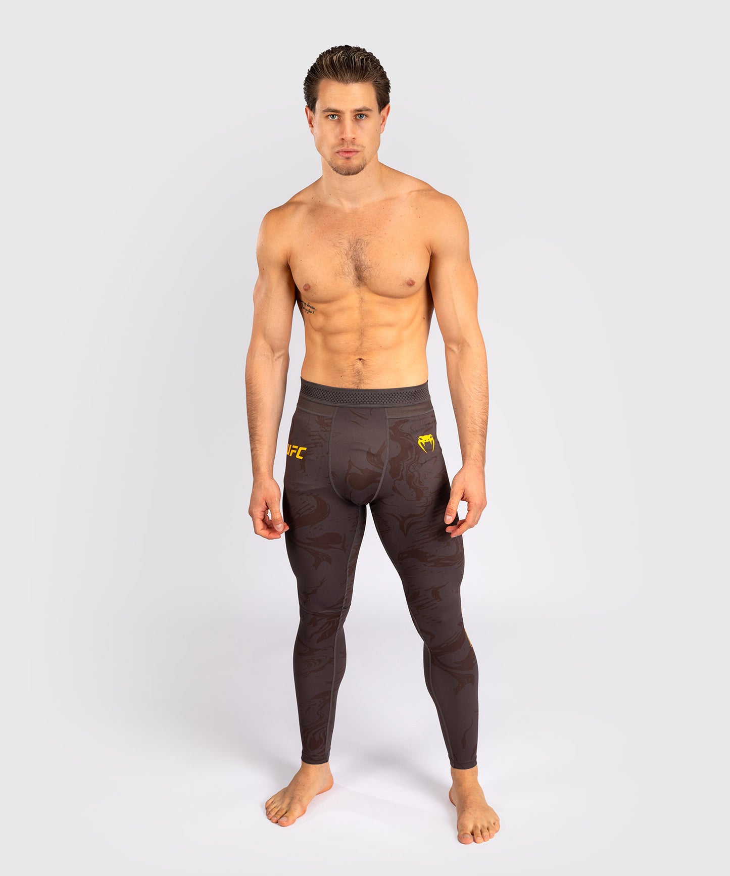 UFC Fusion by Venum Fight Week Pantaloni a compressione - Marrone terra