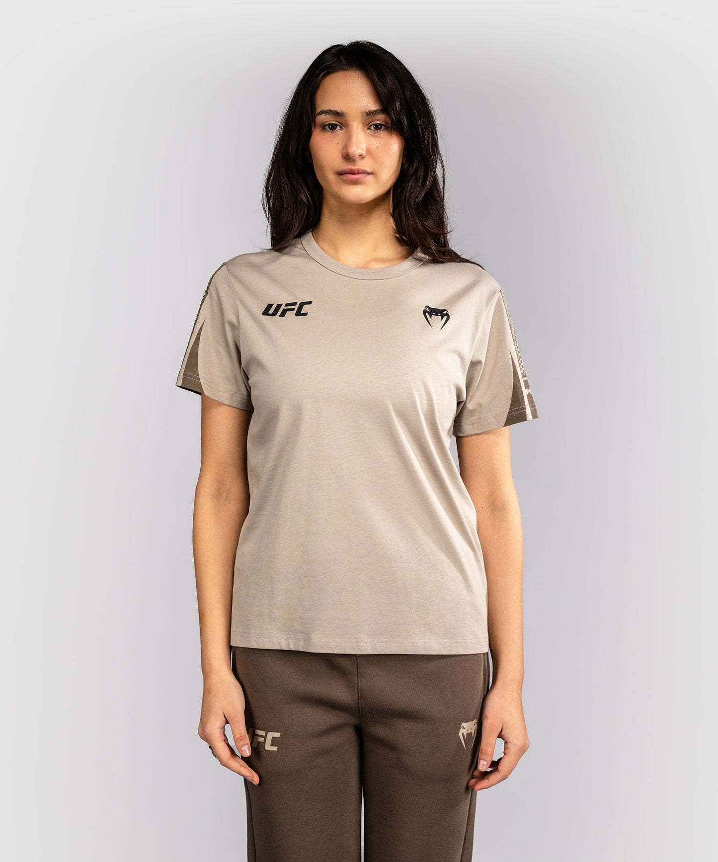 Venum UFC Unity by Venum Authentic Fight Week Women's Short Sleeve T-Shirt - Sand