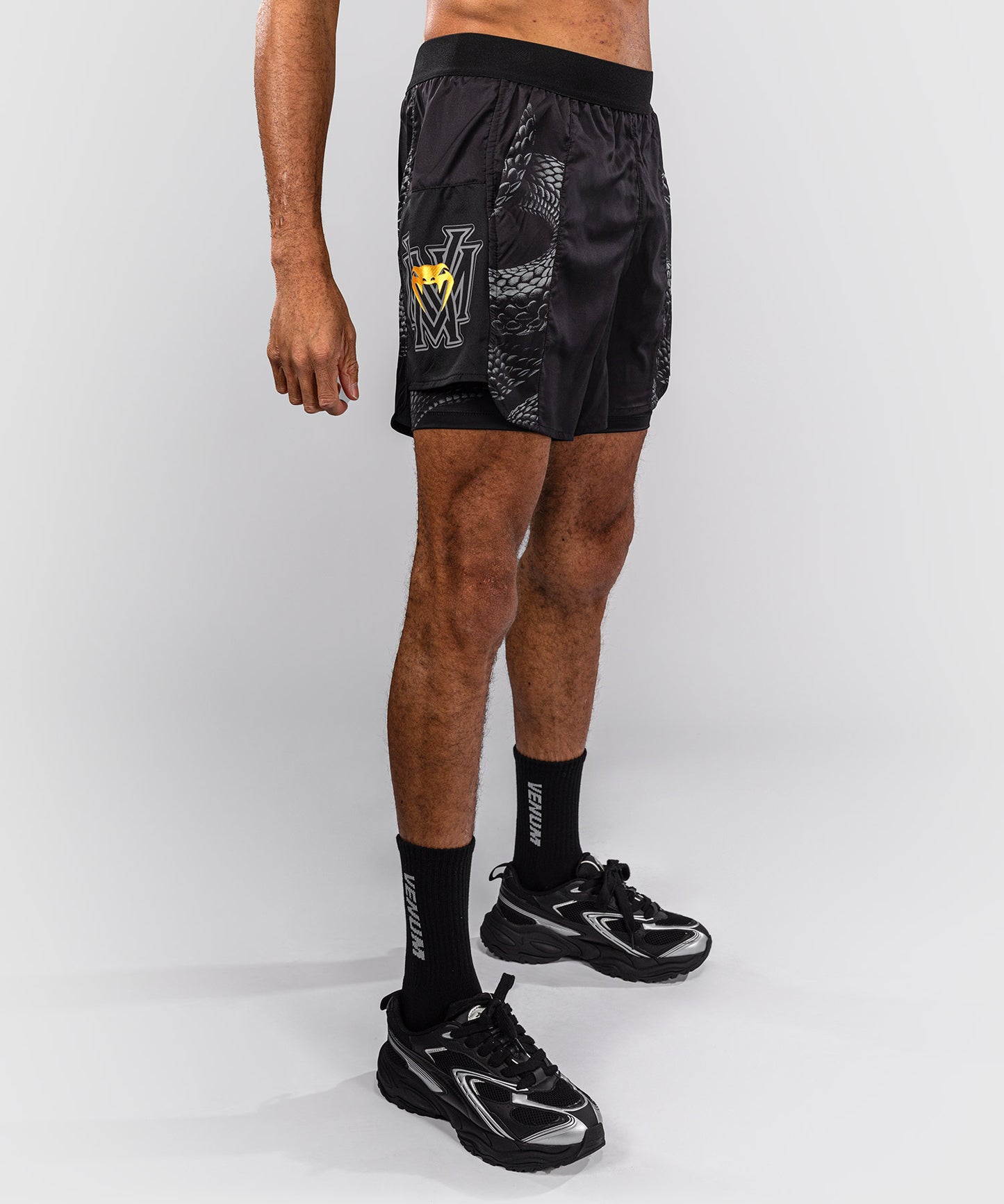 Venum Matupa Pantaloncini da Allenamento - Nero/Grigio/Oro