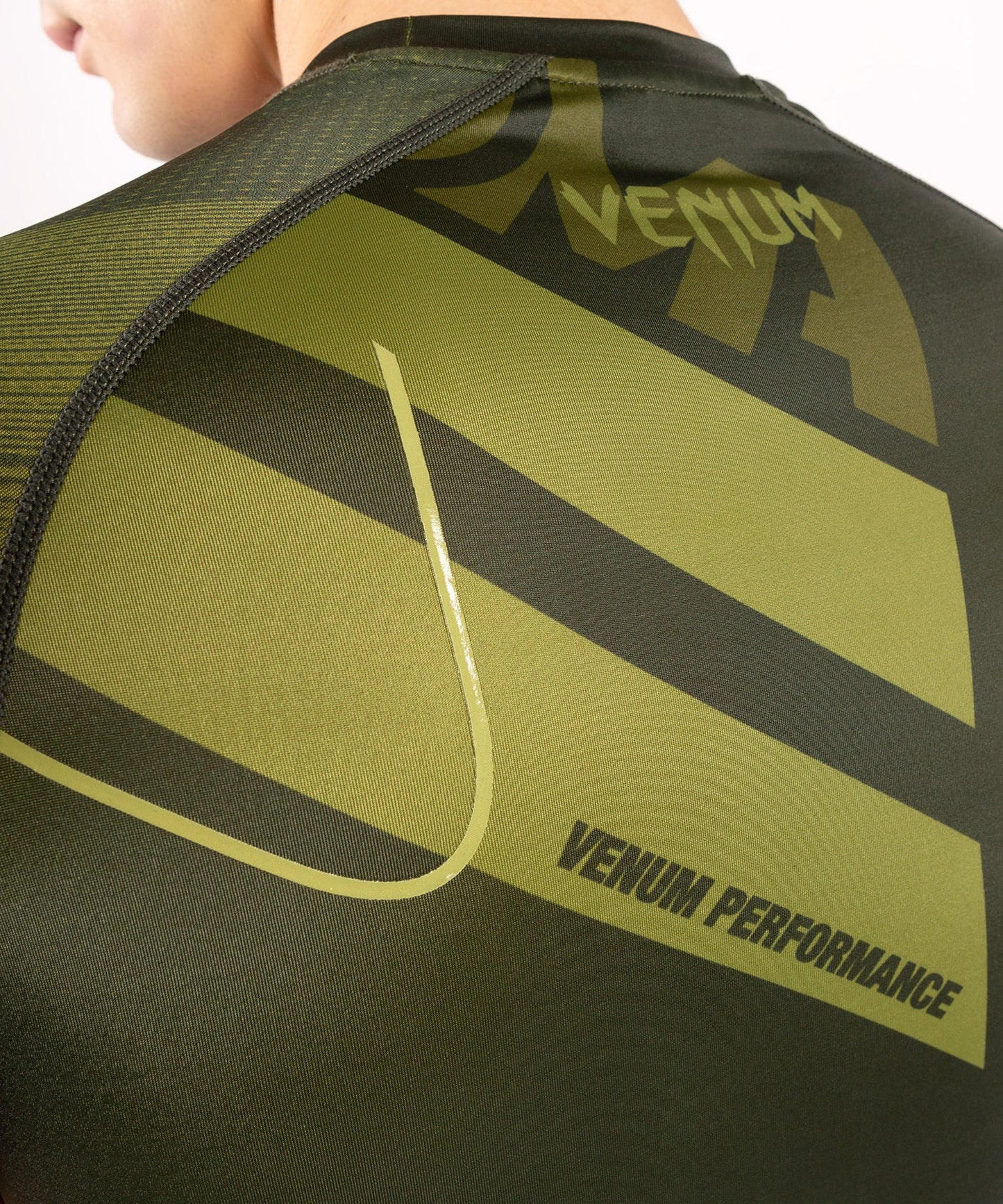 Venum Commando Edition Loma Short Sleeve Rashguard - Khaki