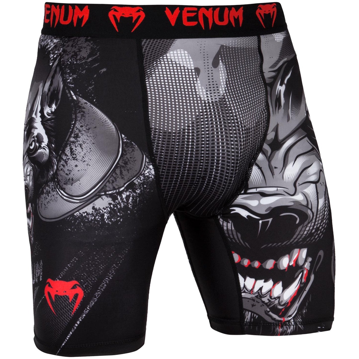 Venum Werewolf Compression Shorts - Black/Grey