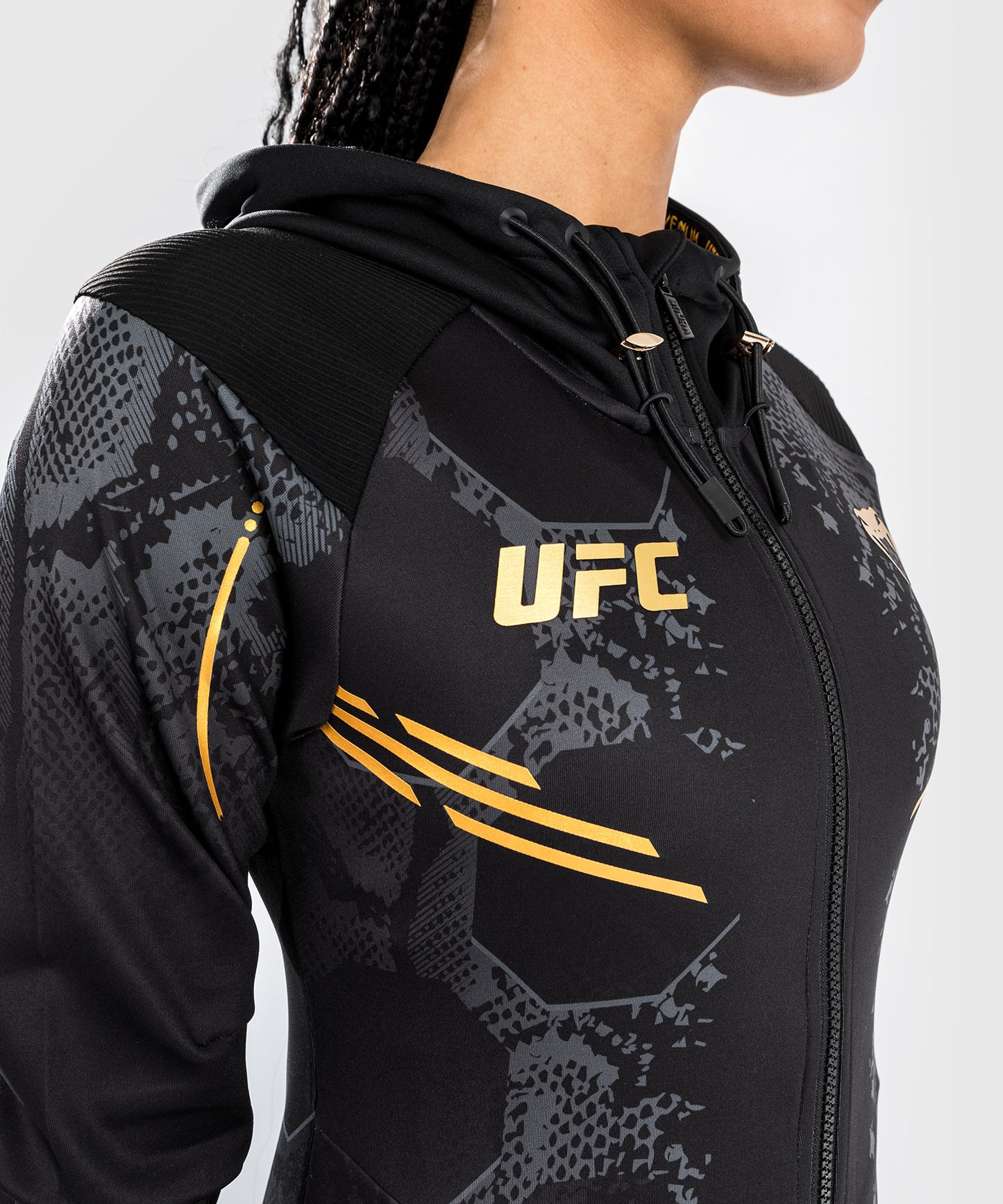 UFC Adrenaline by Venum Authentic Fight Night Women’s Walkout Hoodie - Champion