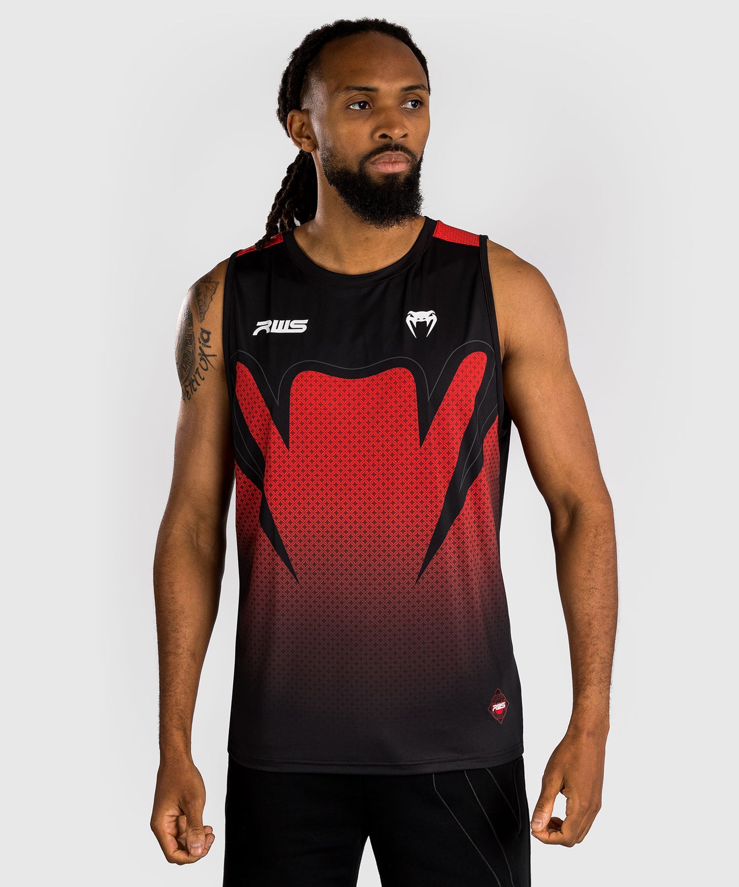 Venum x RWS 2.0 Men’s Dry-Tech Tank Top – Schwarz/Rot
