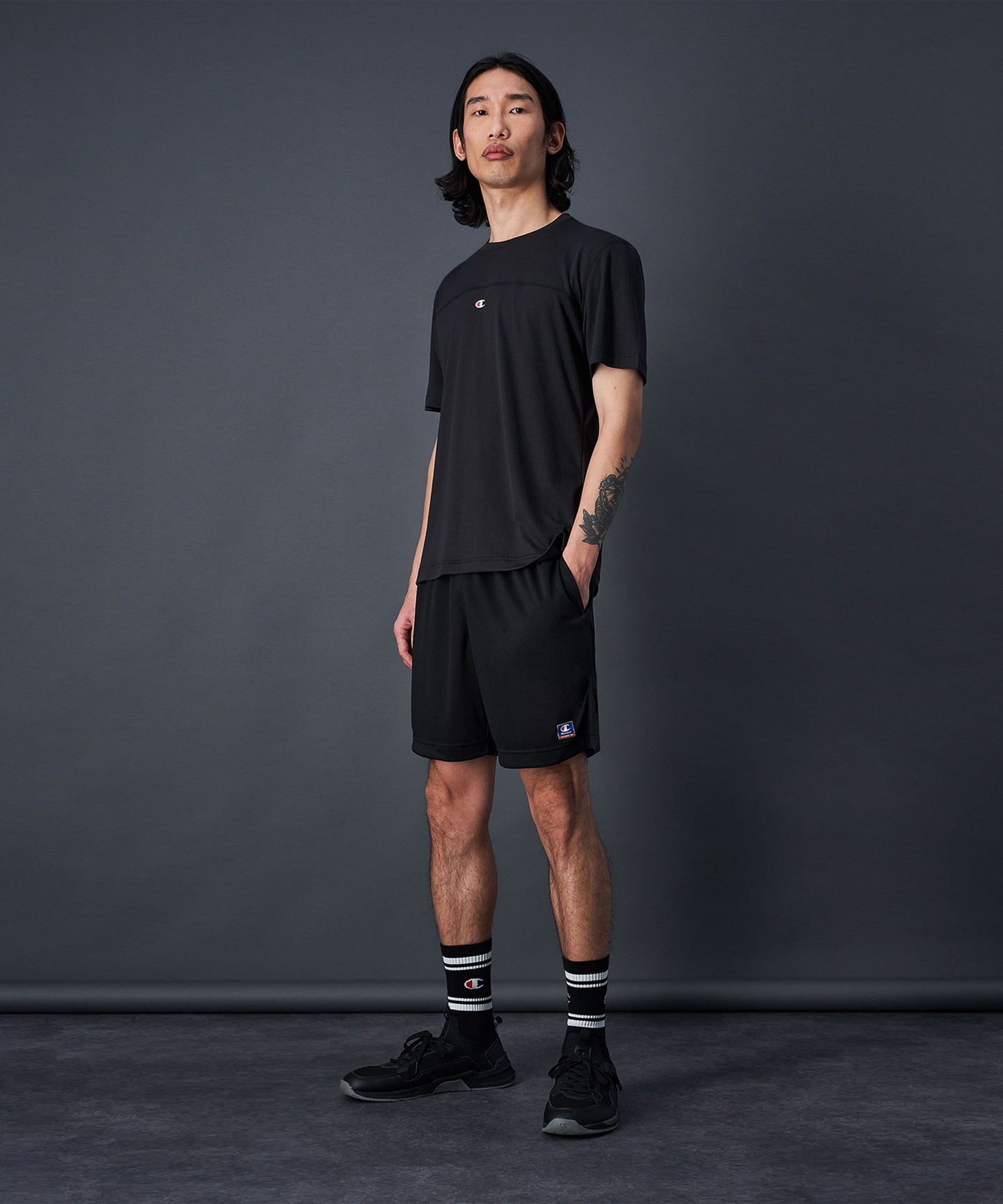 Champion Quick-Drying T-Shirt – Schwarz