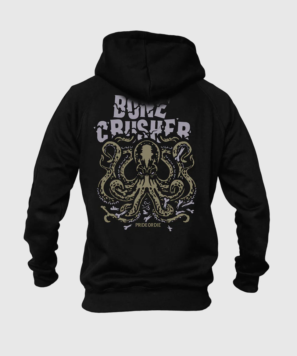 Pride Or Die Bone Crusher V2 Felpa con Cappuccio - Nero