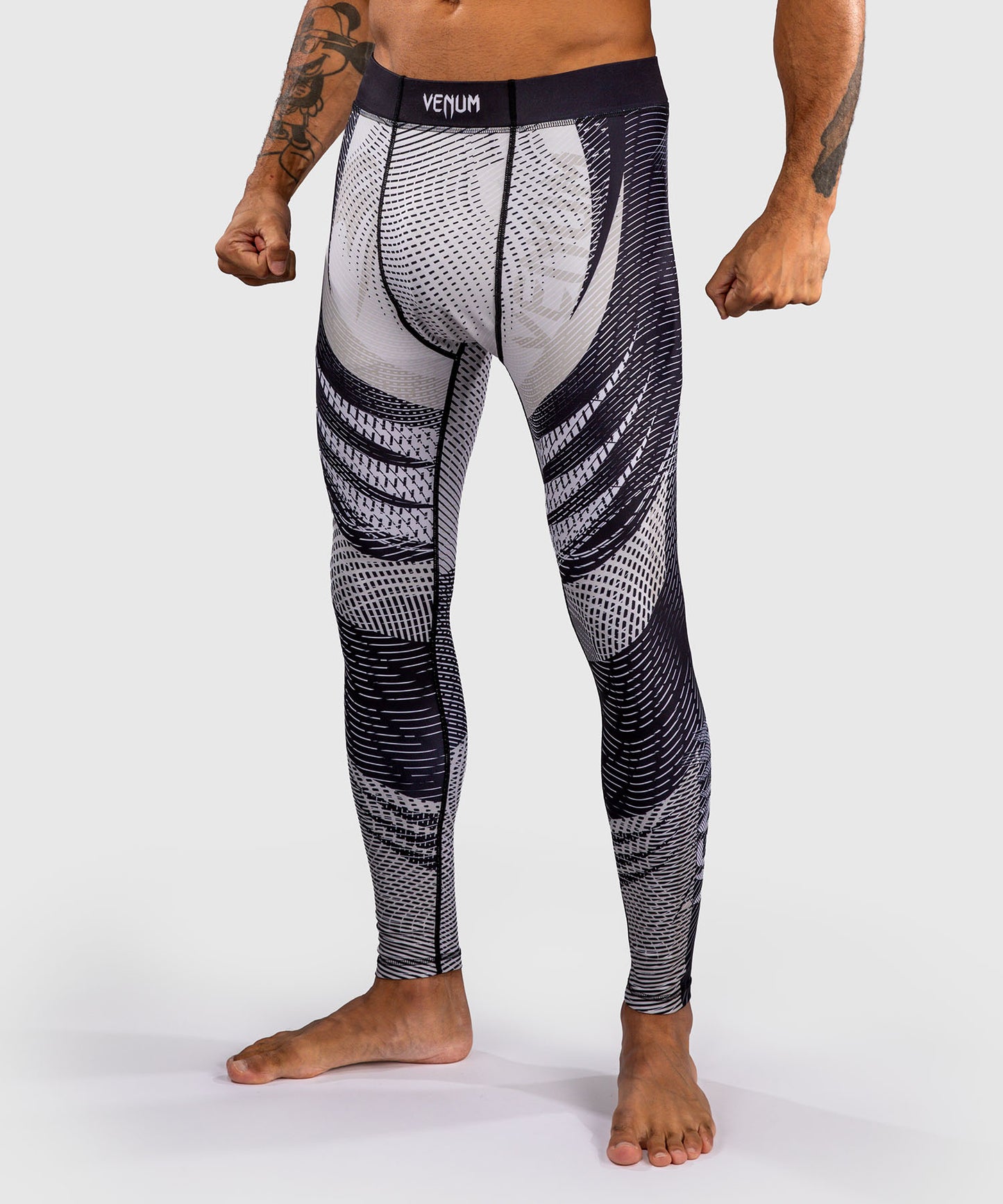 Venum Galactic 3.0 Pantalones de compresión - Blanco Hueso/Negro