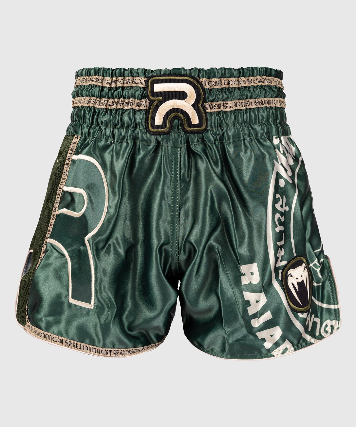 Venum x Rajadamnern Muay Thai Shorts - Militärgrün