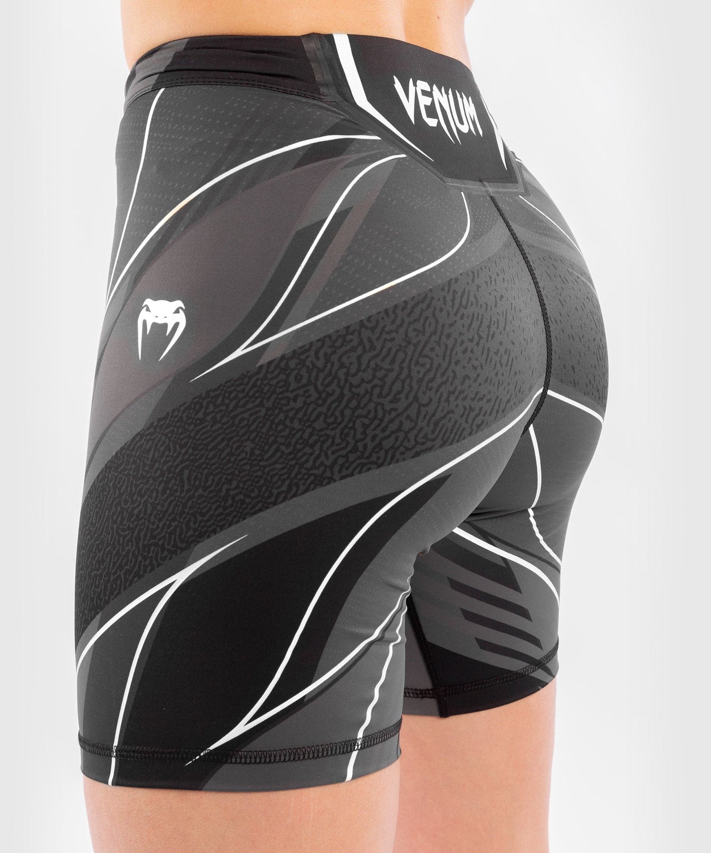 Women's UFC Venum Authentic Fight Night Compression Short - Long Cut - Black