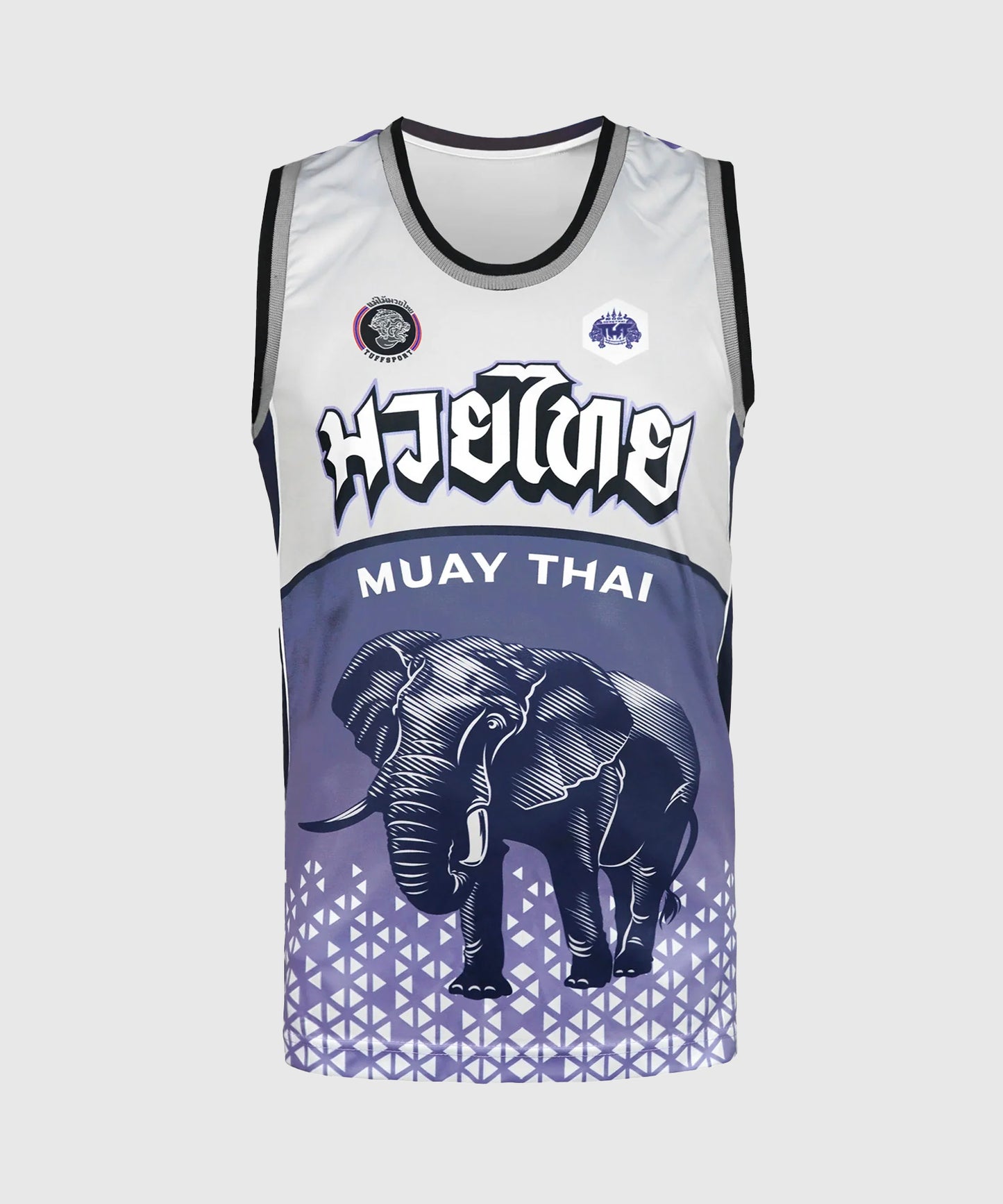 Tuff Top War Elephant Tanktop - Weiß/Violett