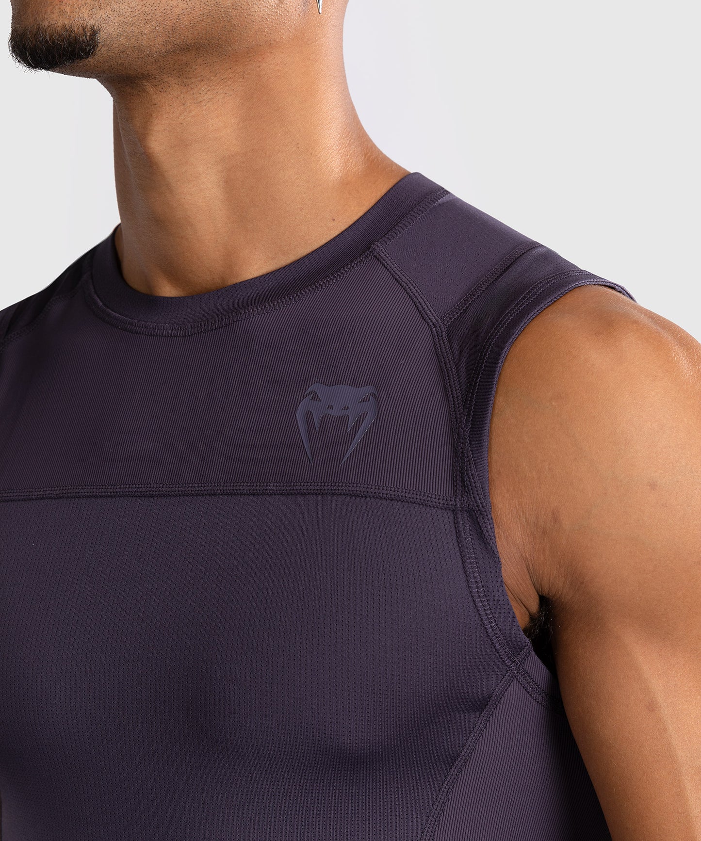 Venum G-Fit Air Herren Ärmelloses Rashguard - Tiefpurpur