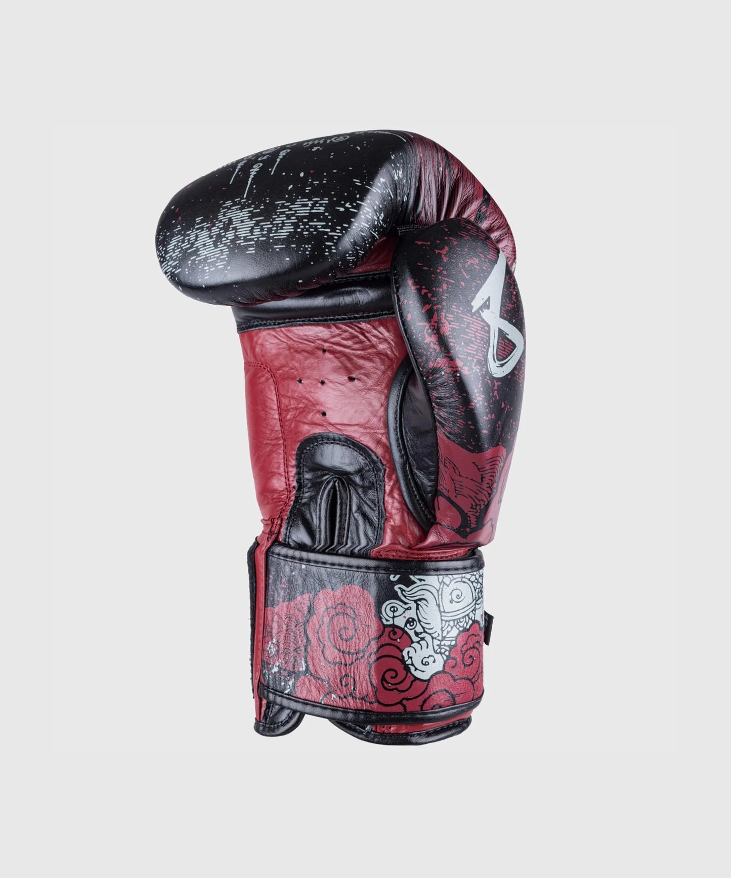 Gants de Boxe 8 Weapons Hanuman Yant - Noir/Rouge