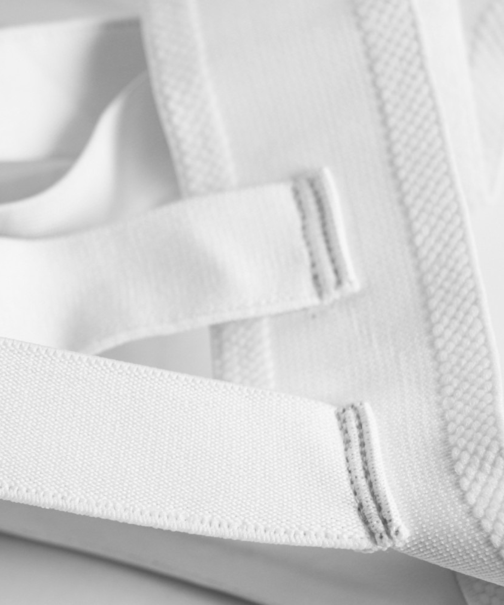Adidas WKF & WT Zugelassen Damen-Tiefschutz - Weiß