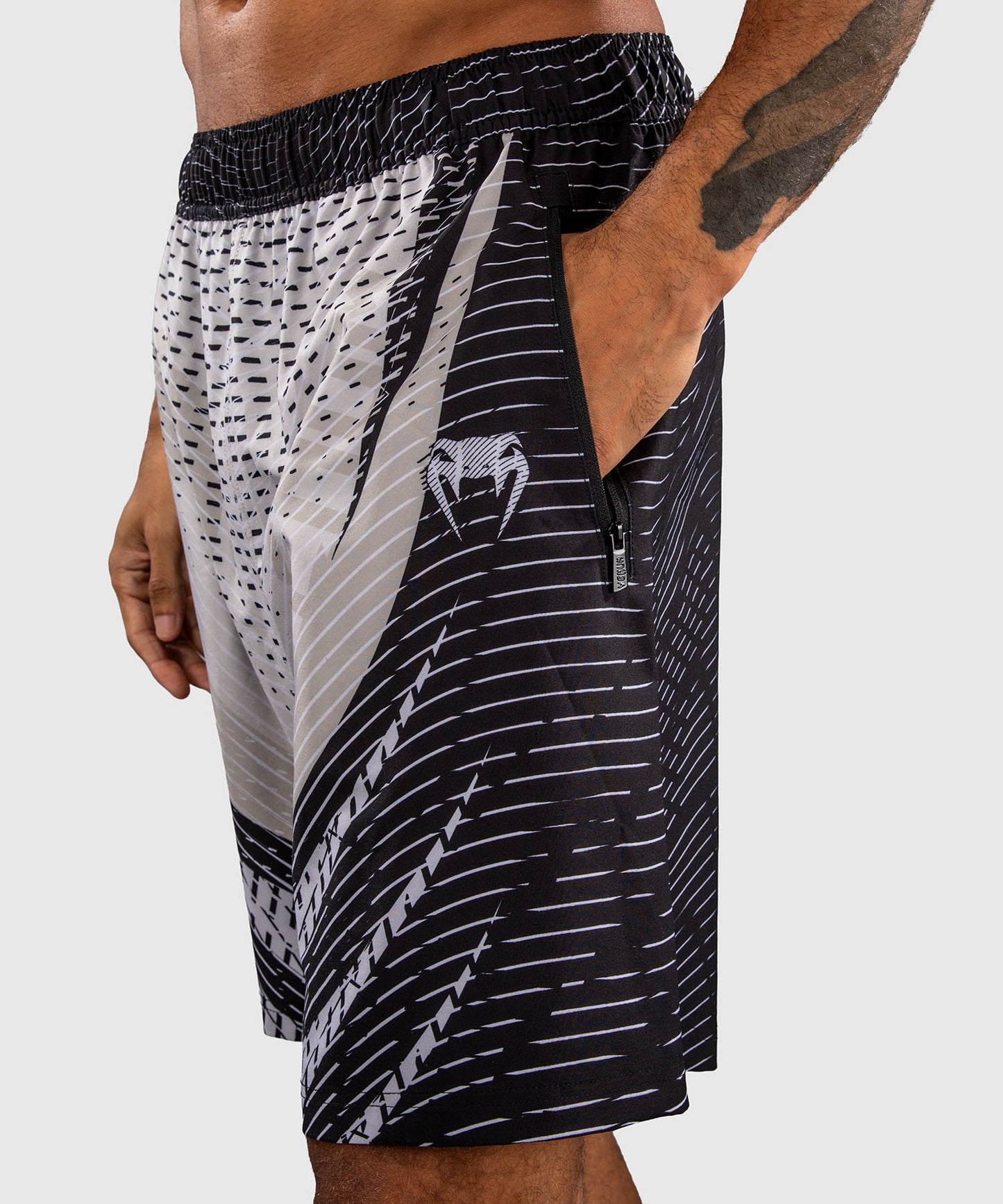 Venum Galactic 3.0 Pantalón Corto de Entrenamiento - Blanco Hueso/Negro