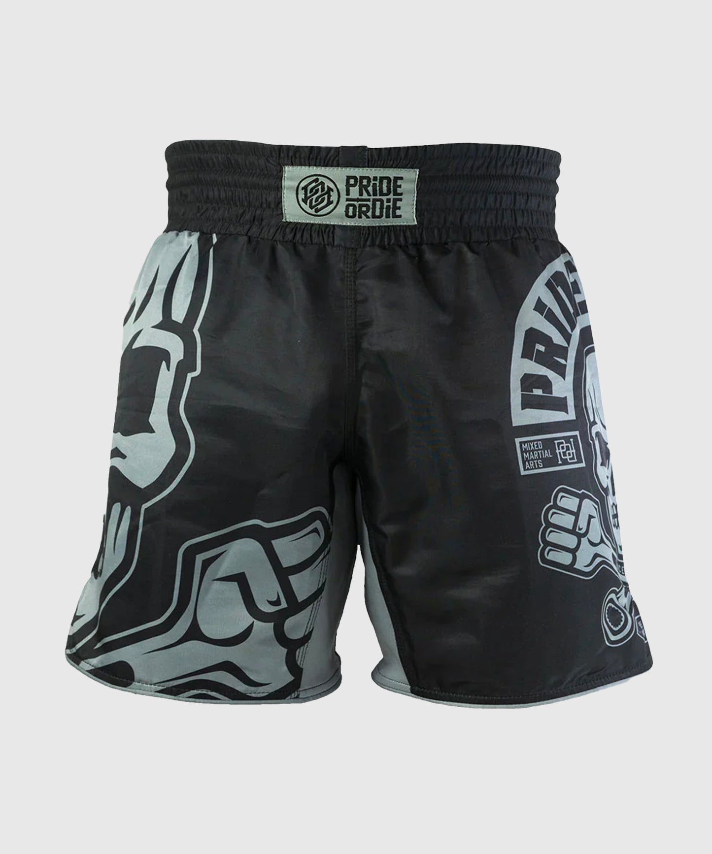 Pride Or Die Busted Knuckles Fightshorts - Schwarz