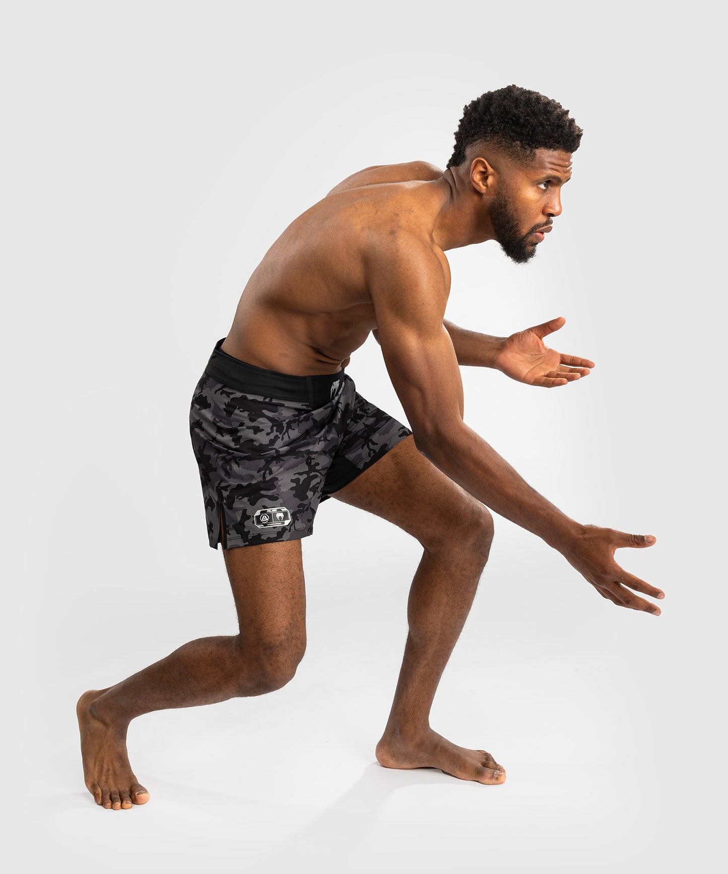 Venum x Polaris Pantaloni da Combattimento - Nero/Grigio Tempesta