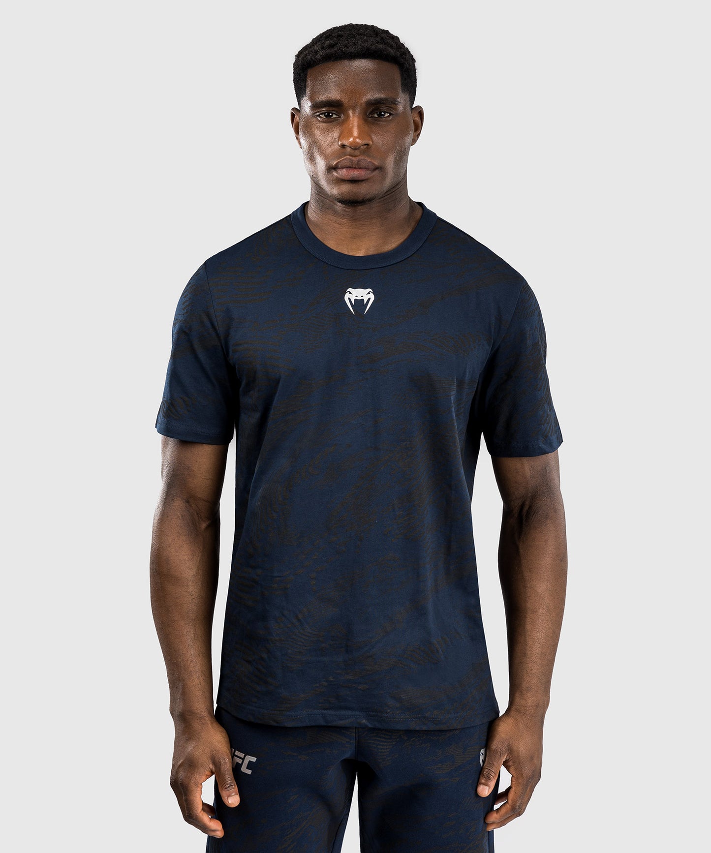 UFC Fusion by Venum Fight Week Camiseta de Manga Corta para Hombre - Azul oceánico