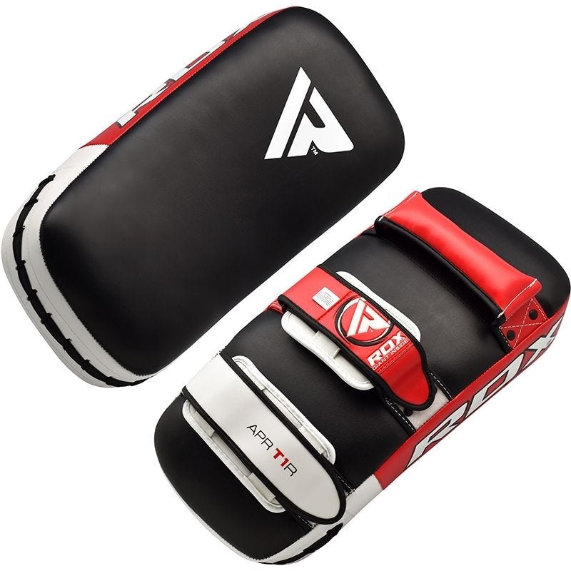 RDX Sports Gebogene Pratzen – Schwarz/Rot
