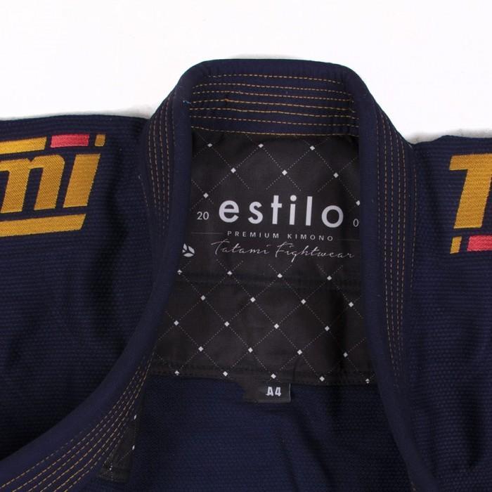 Tatami Fightwear Estilo 6.0 Kimono JJB - Blu Marino/Oro