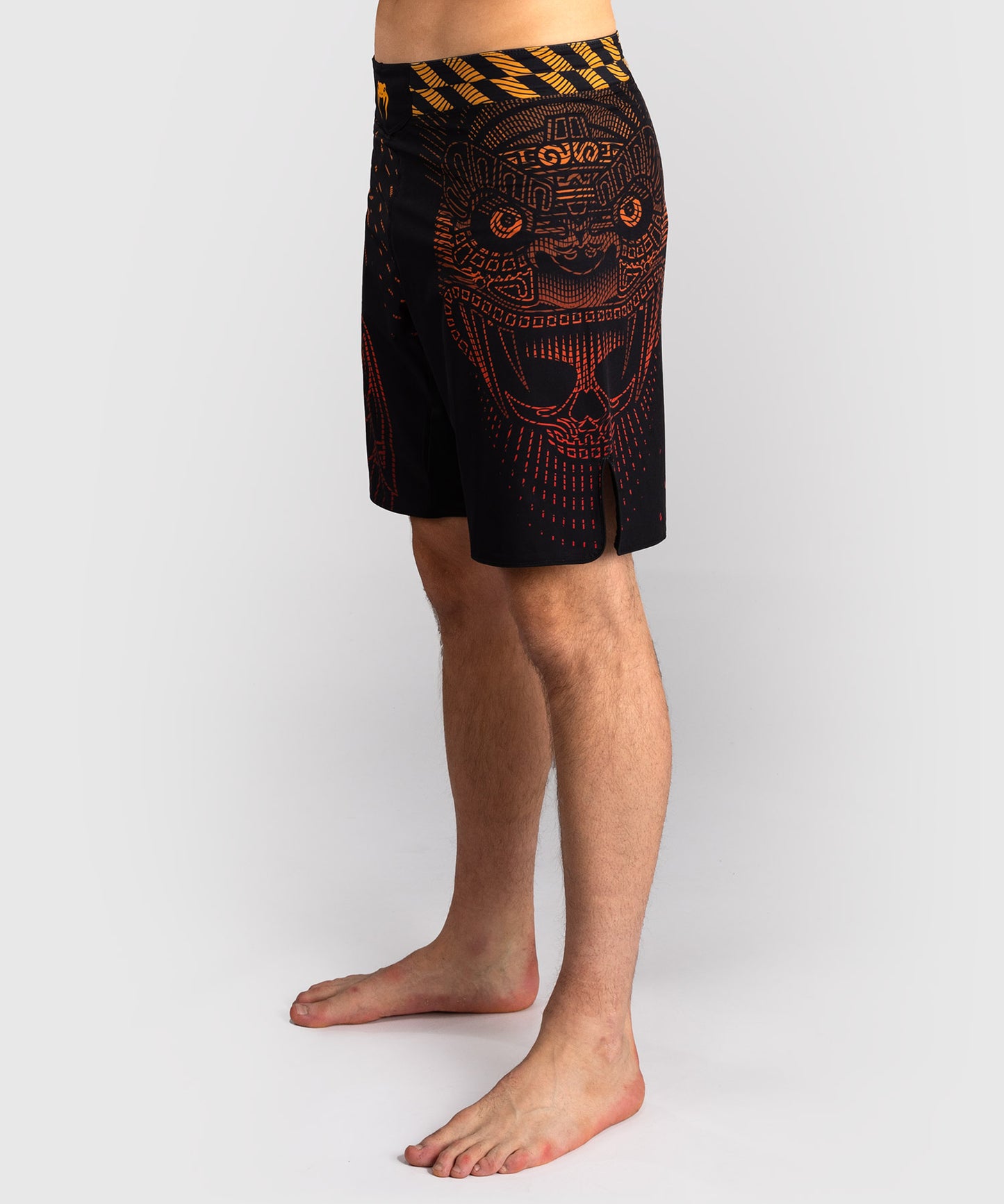 Short de Combat Venum Quetzal Fury - Noir/Rouge Fury/Mandarine