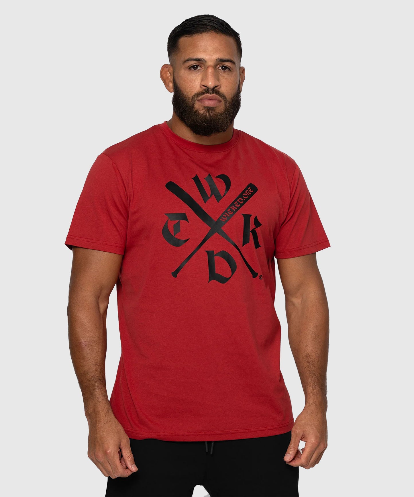 Wicked One Big Team Trainings-T-Shirt - Rot
