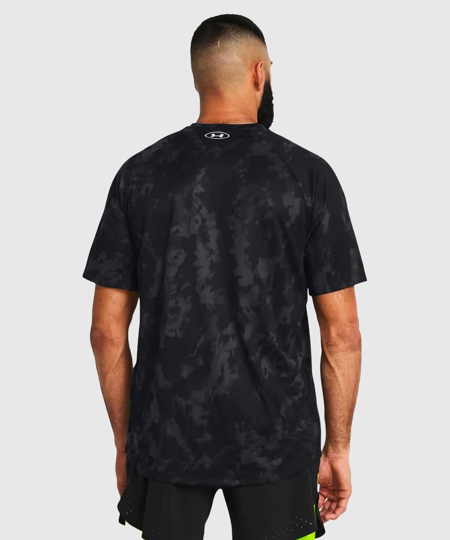 T-Shirt Under Armour Tech Abc Camo - Noir